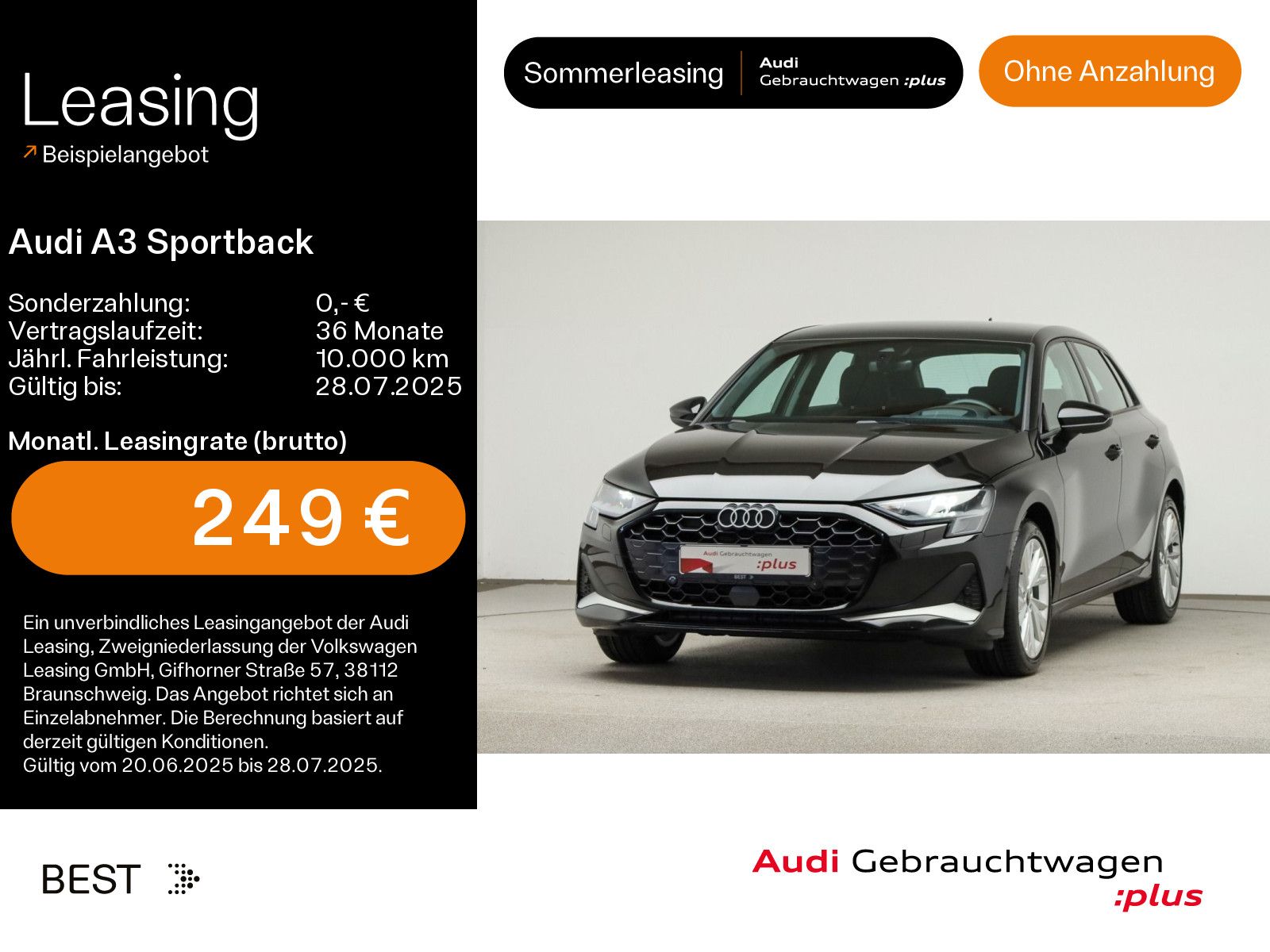 Audi A3 Sportback 35 TDI advanced - Samsaru's Car Outlet