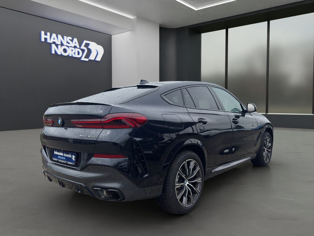 BMW X6 xDrive40d M-SPORT LASER HUD PANO B&W 20" AHK