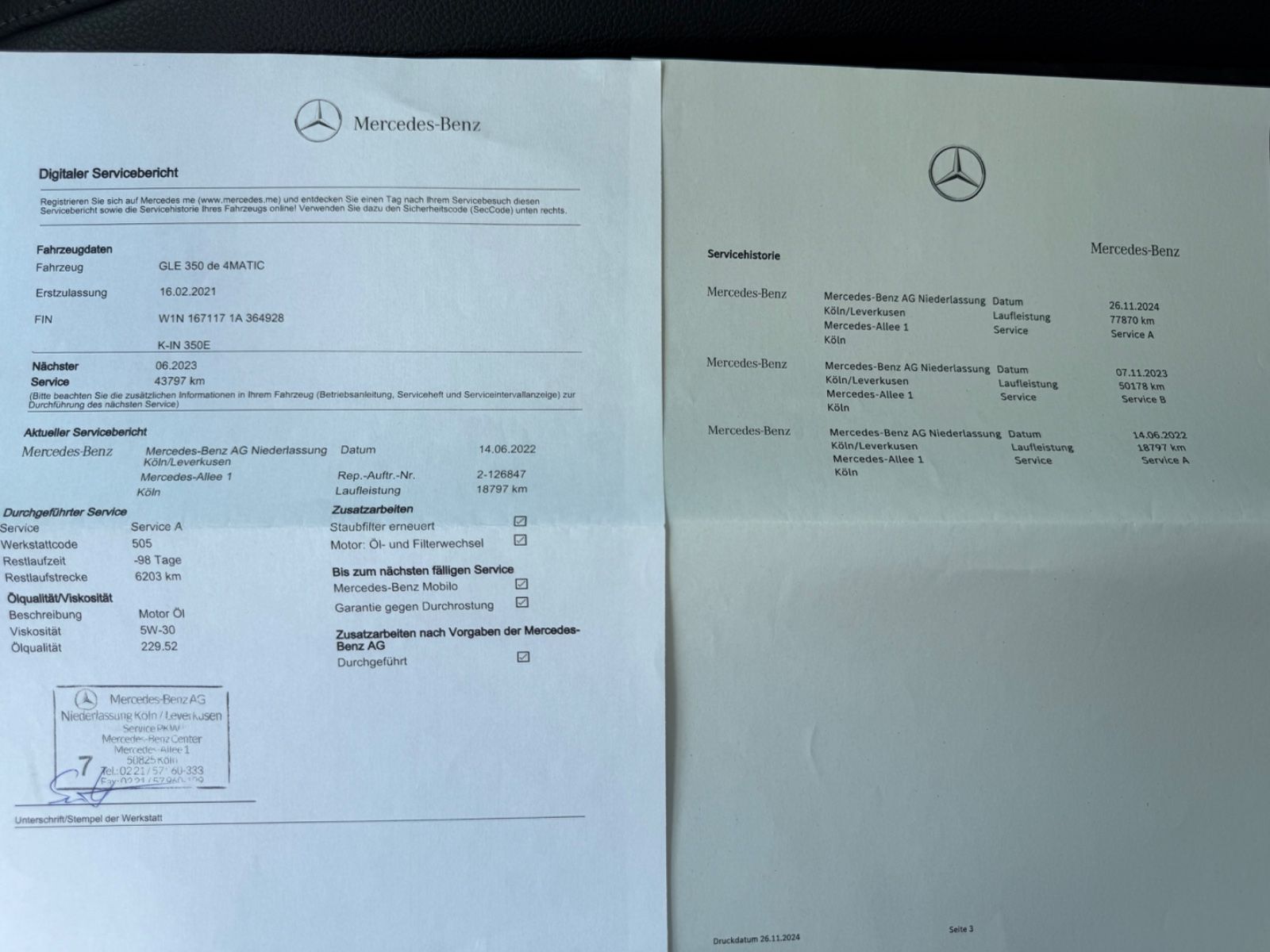 Mercedes-Benz GLE 350de 4MATIC PANO Burmester AHK Trittbre AMG