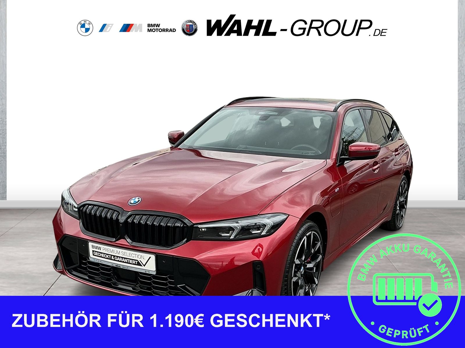 BMW 330e xDrive TOURING M SPORT PRO AHK PANO E-SITZE