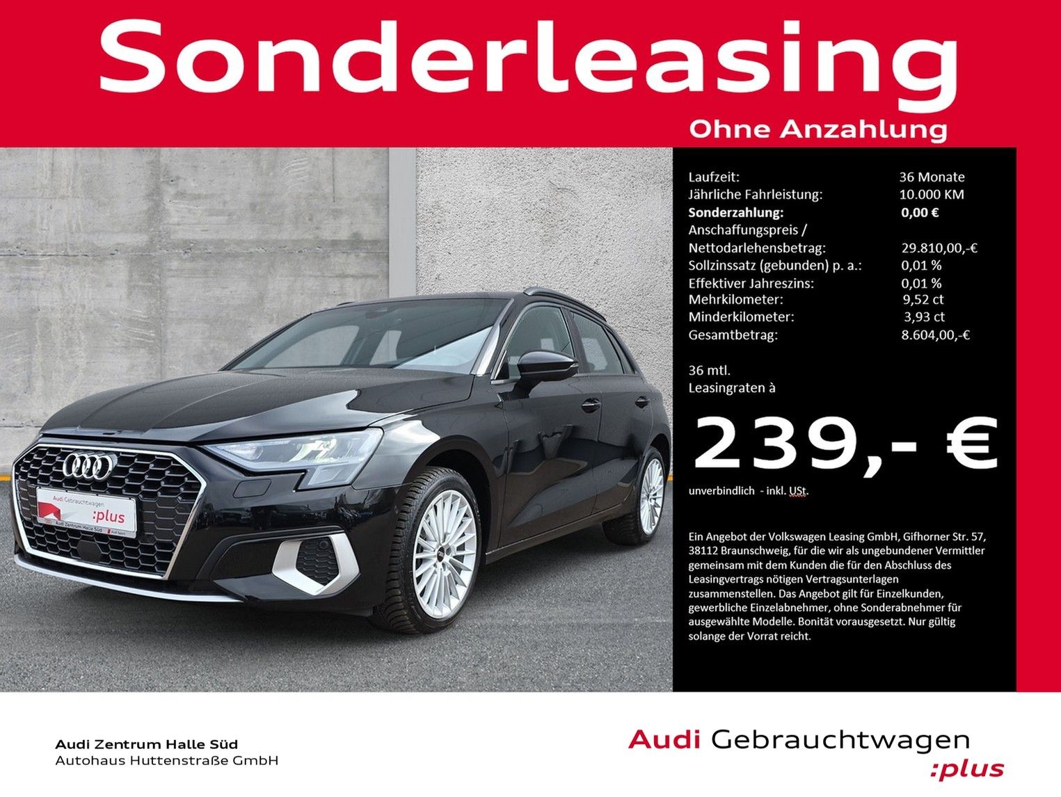 Audi A3 Sportback 30 TDI advanced - Samsaru's Car Outlet