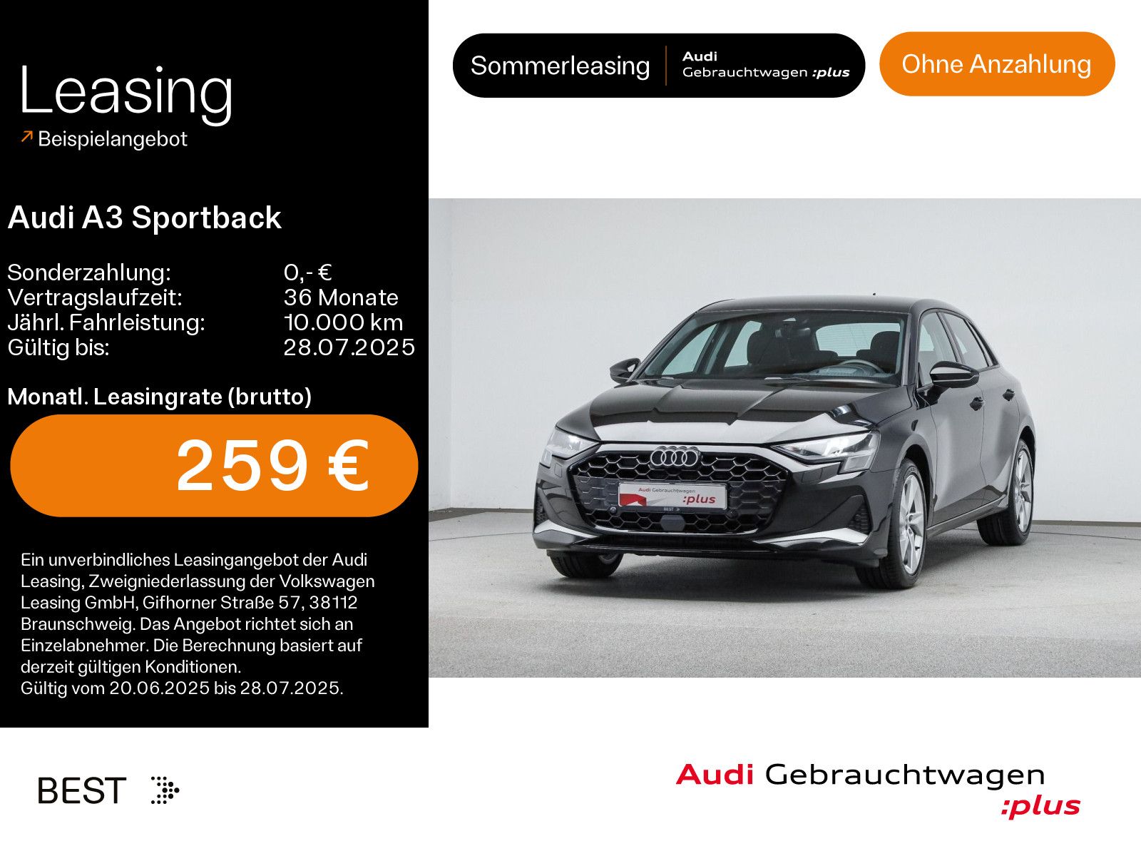 Audi A3 Sportback 35 TDI advanced - Samsaru's Car Outlet