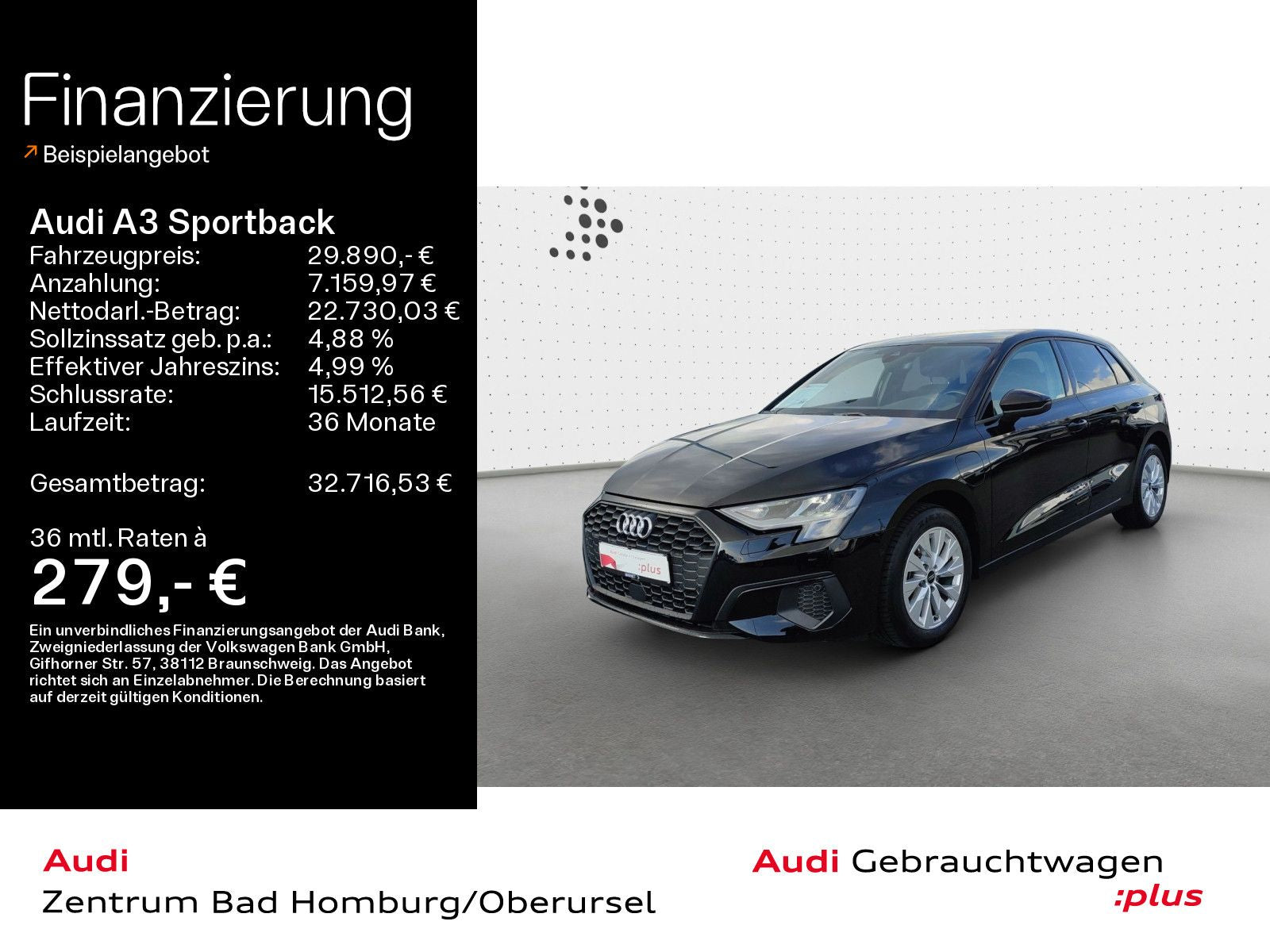 Audi A3 Sportback 40 TFSI e*Navi*Alu*PDC*Virtual Cock