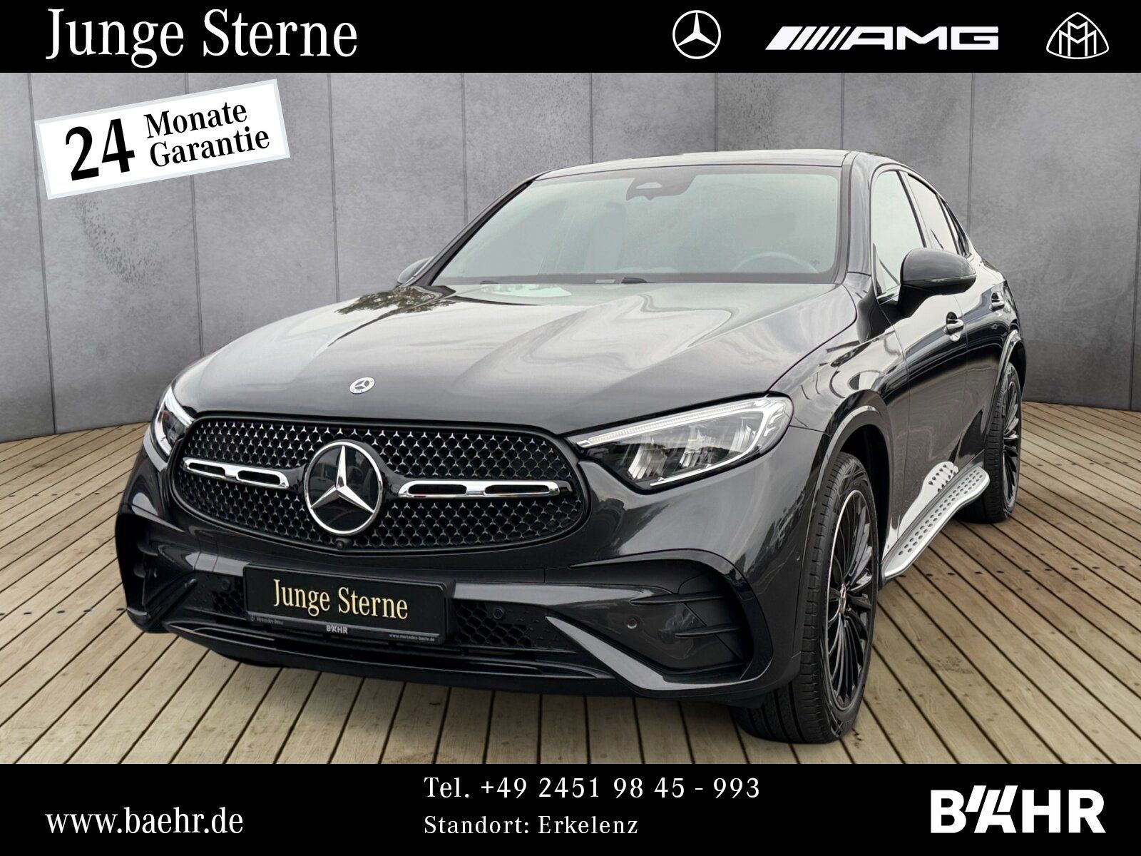 Mercedes-Benz GLC 300 d 4M Coupé AMG+Night/Pano/360°/AHK/LMR20