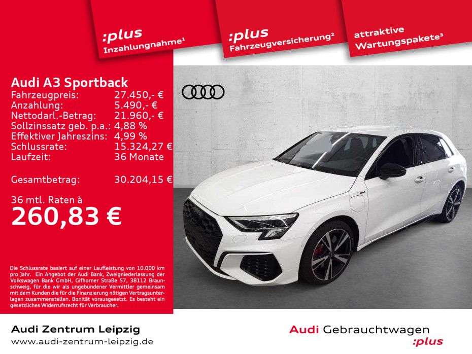 Audi A3 Sportback 45 TFSIe S line *LED*Connect*