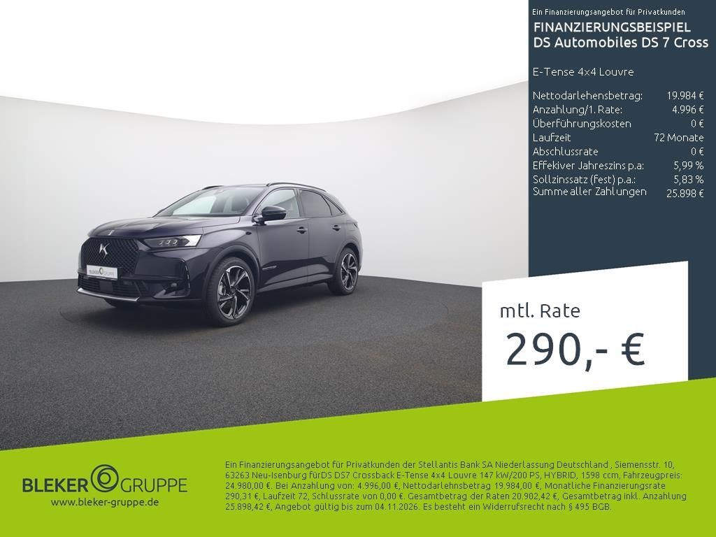 DS Automobiles DS7 Crossback E-Tense 4x4 Louvre