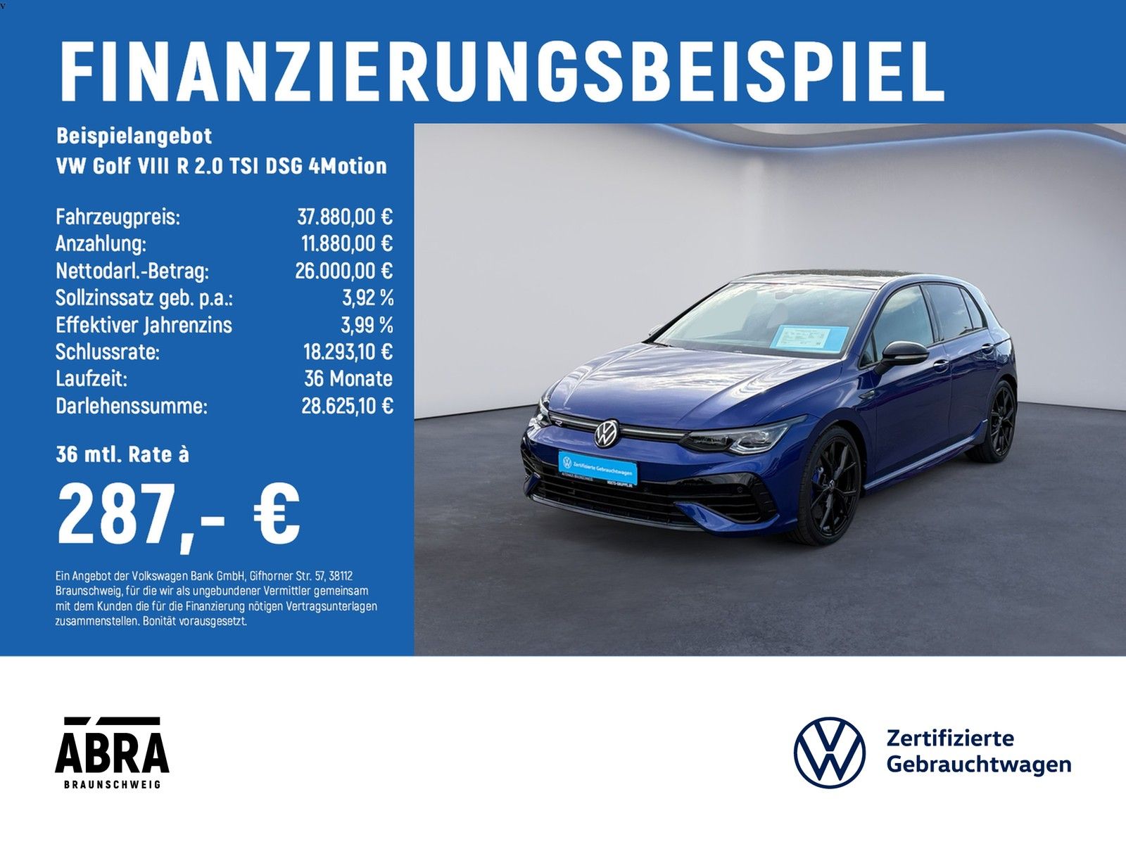 Volkswagen Golf VIII R 2.0 TSI DSG 4Motion LED+NAV+HuD+CAM