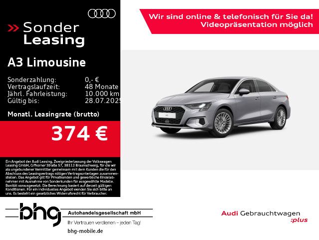 Audi A3 Limousine 35 TFSI S-tronic advanced - Samsaru's Car Outlet