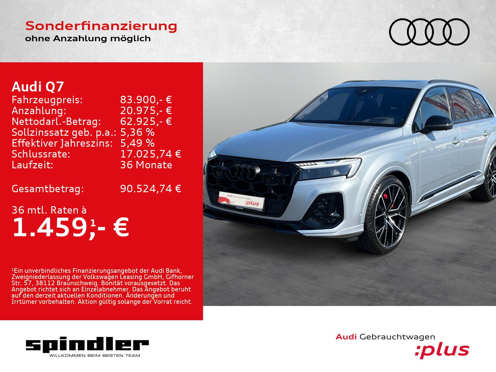 Audi Q7 S-Line 50 TDI quattro / Pano, HD-Matrix-Laser