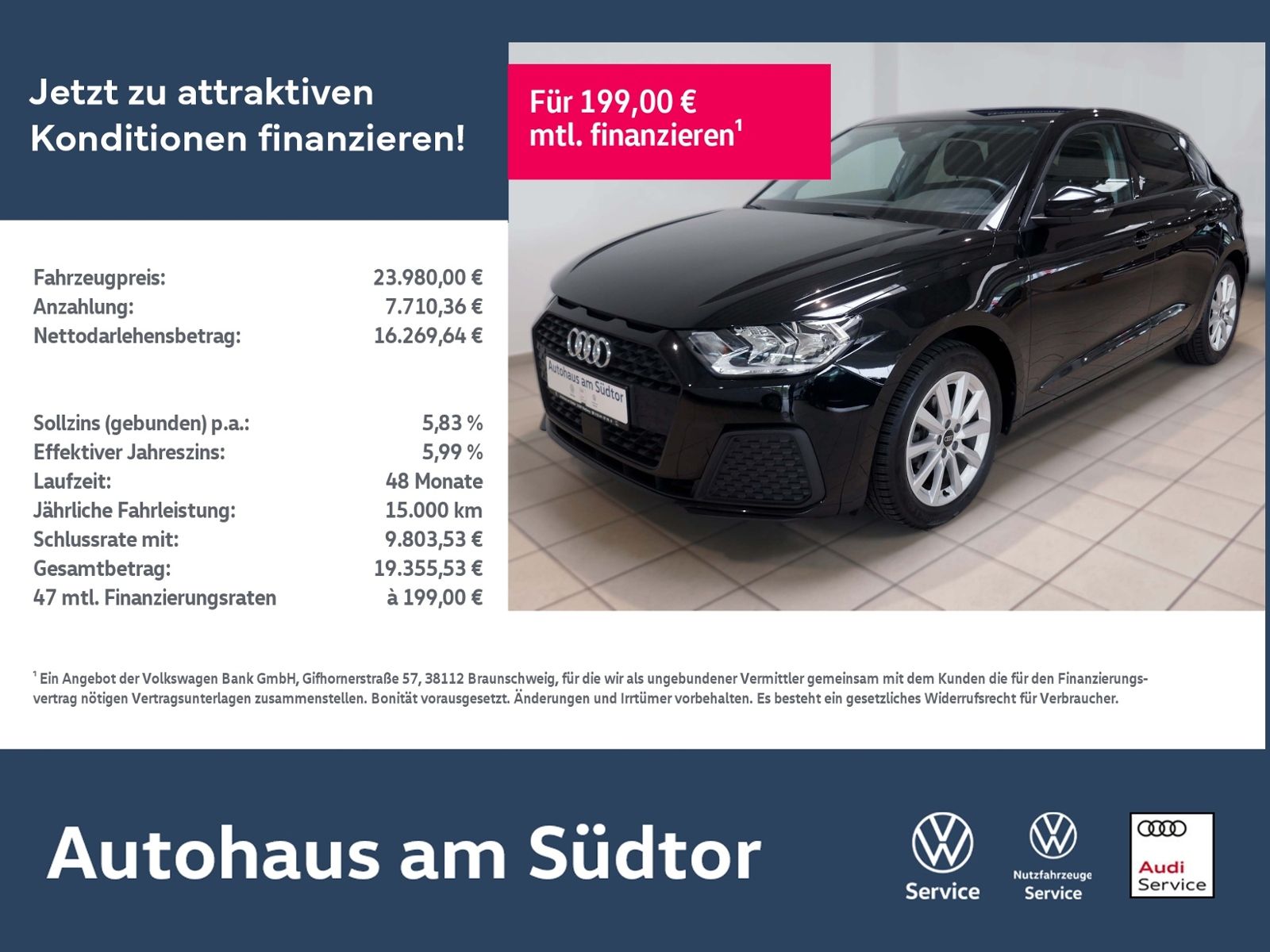 Audi A1 25 Spb. 1.0 TFSI S-tronic | RFK GRA Navi