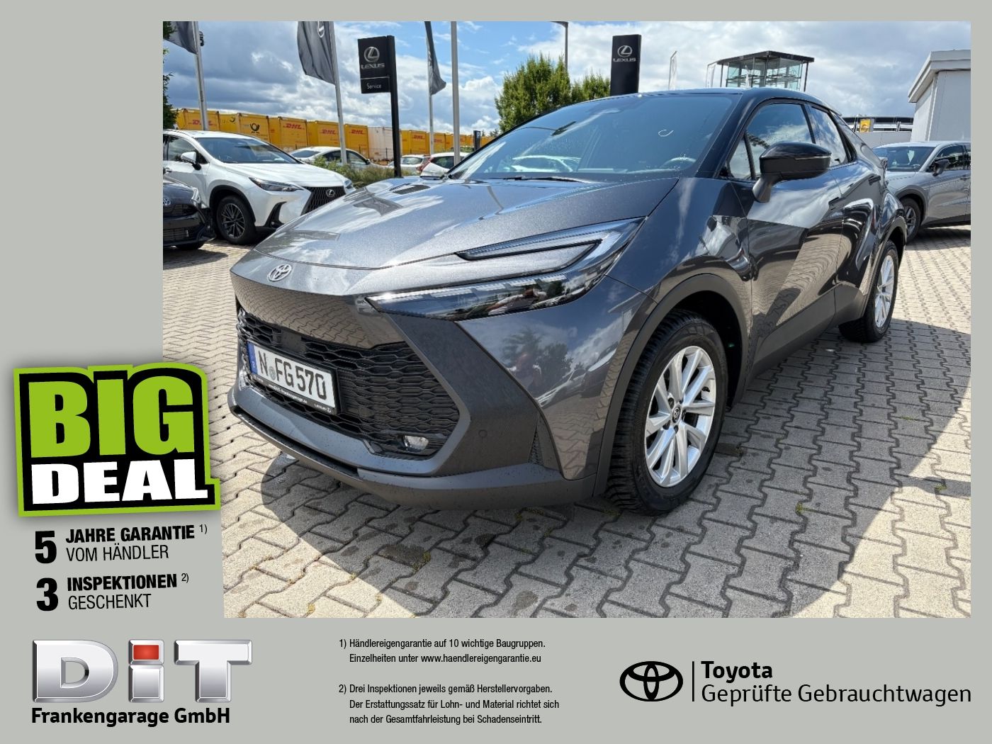 Toyota C-HR 2.0 Plug-in Hybrid Team D LED, Kamera, Navi