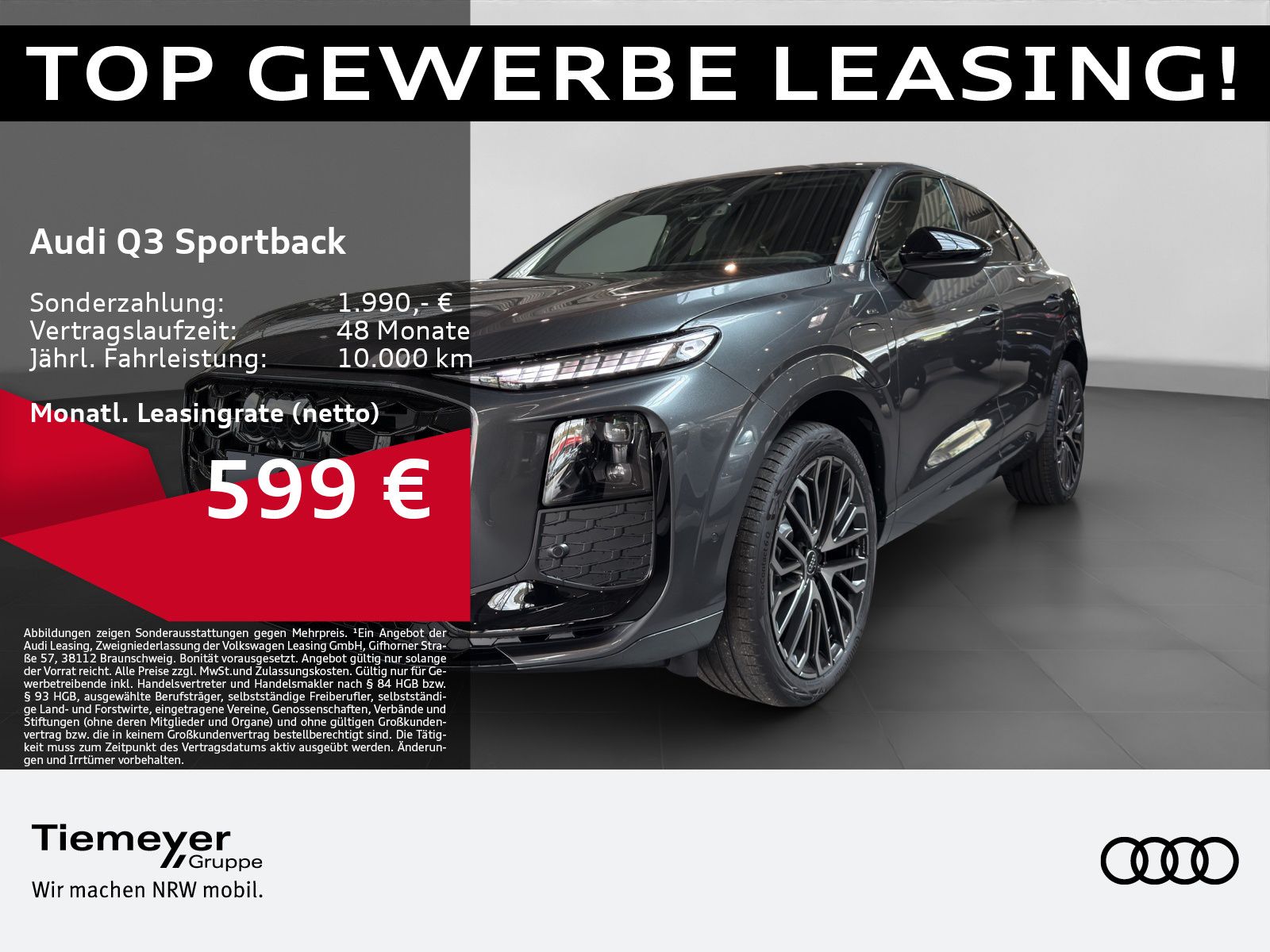 Audi Q3 Sportback eHybrid 2x S LINE AHK KAMERA LM20