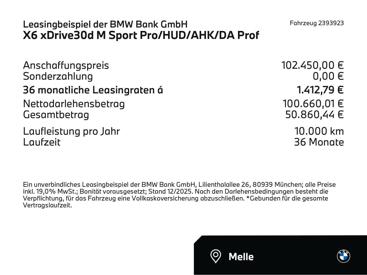 BMW X6 xDrive30d M Sport Pro/HUD/AHK/DA Prof Navi