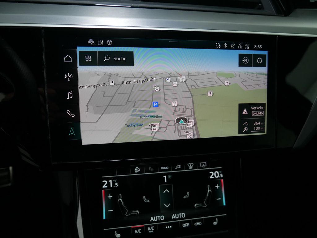 Audi Q8 55 S Line Int Pano,HUD,AHK,B&O,Matrix,Leder