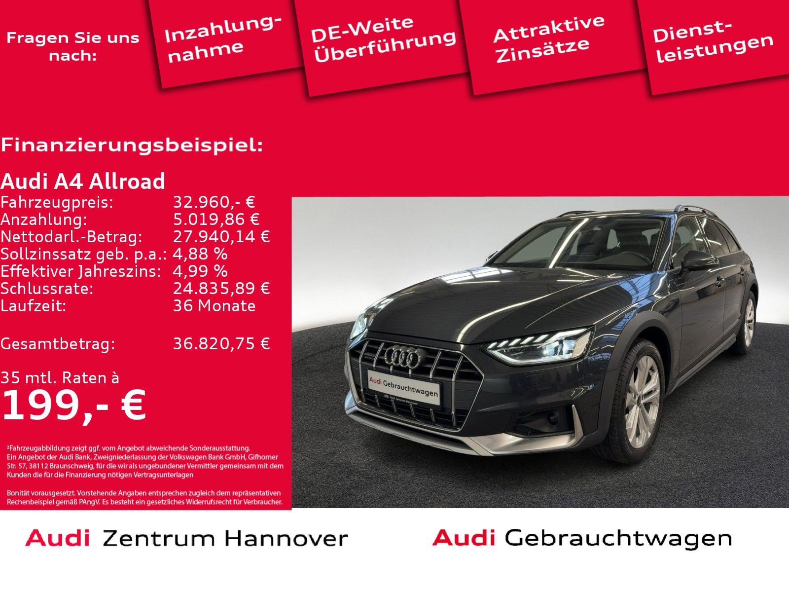 Audi A4 allroad 40 TDI quattro Kamera AHK Navi LED Te