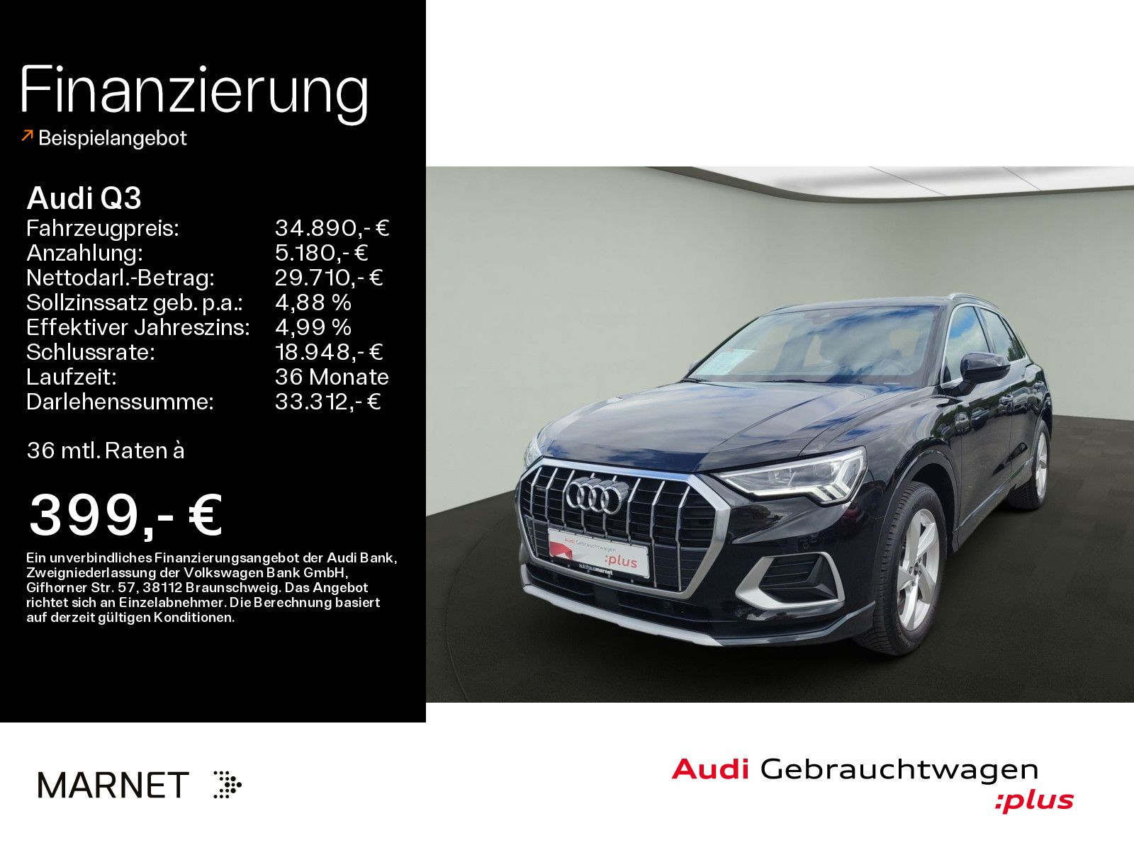 Audi Q3 advanced 40 TDI quattro - Samsaru's Car Outlet