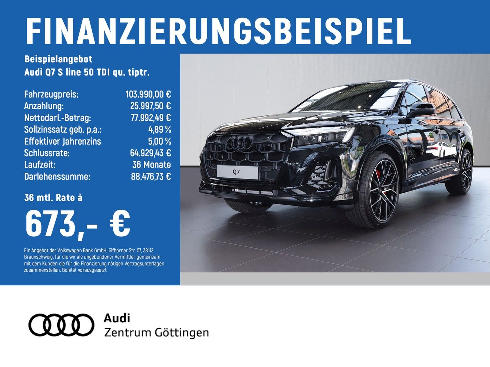 Audi Q7 S line 50 TDI qu. tiptr. +PANO+AHK+MATRIX+B&O