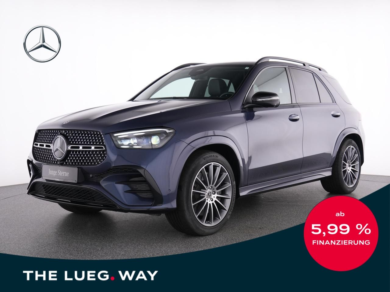Mercedes-Benz GLE 450 d 4M AMG+MBUX+MBeam+Airm+Night+21''+360°