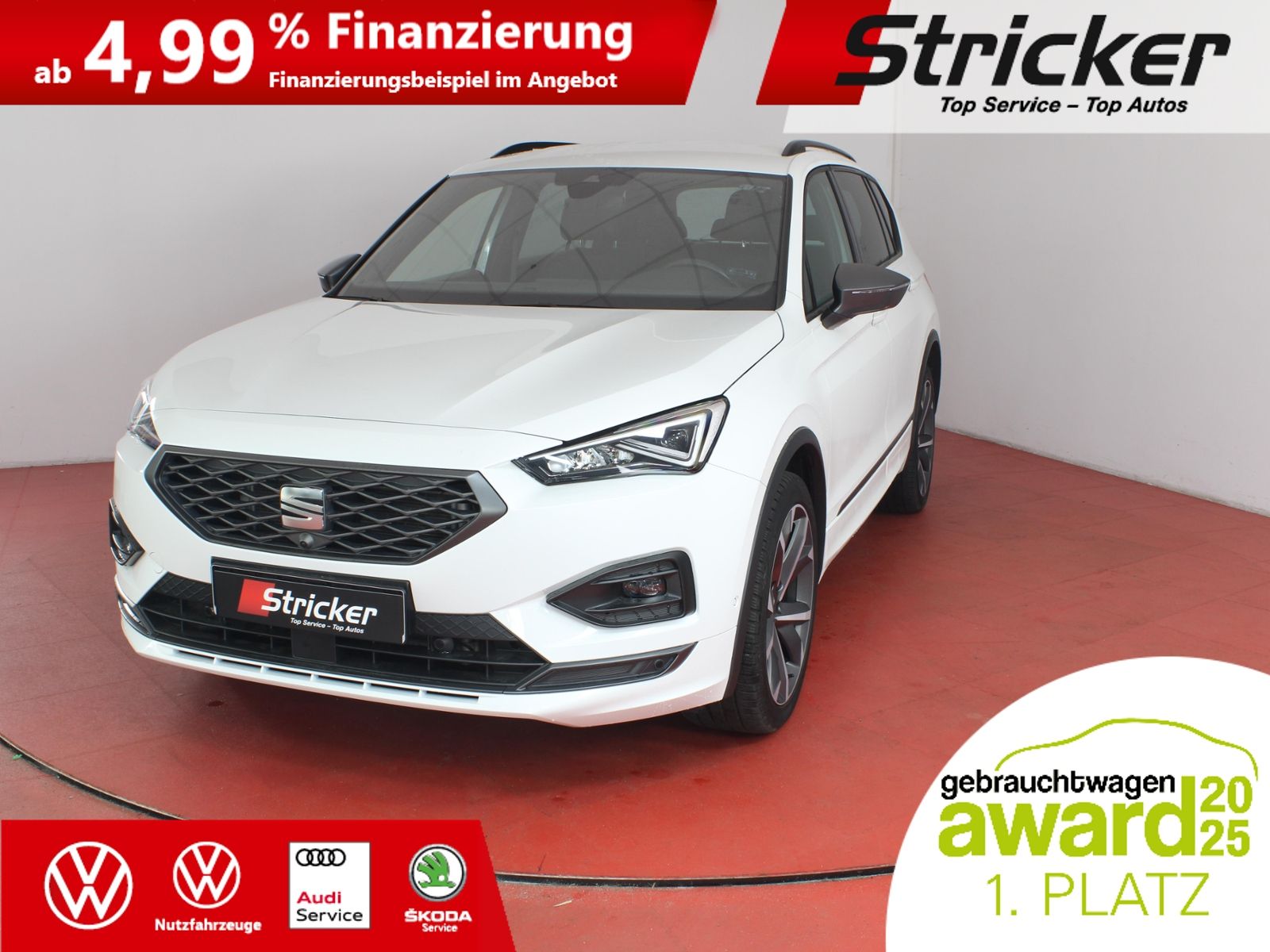 Seat Tarraco FR 2.0TDI DSG 350-ohne Anzahlung Navi AH