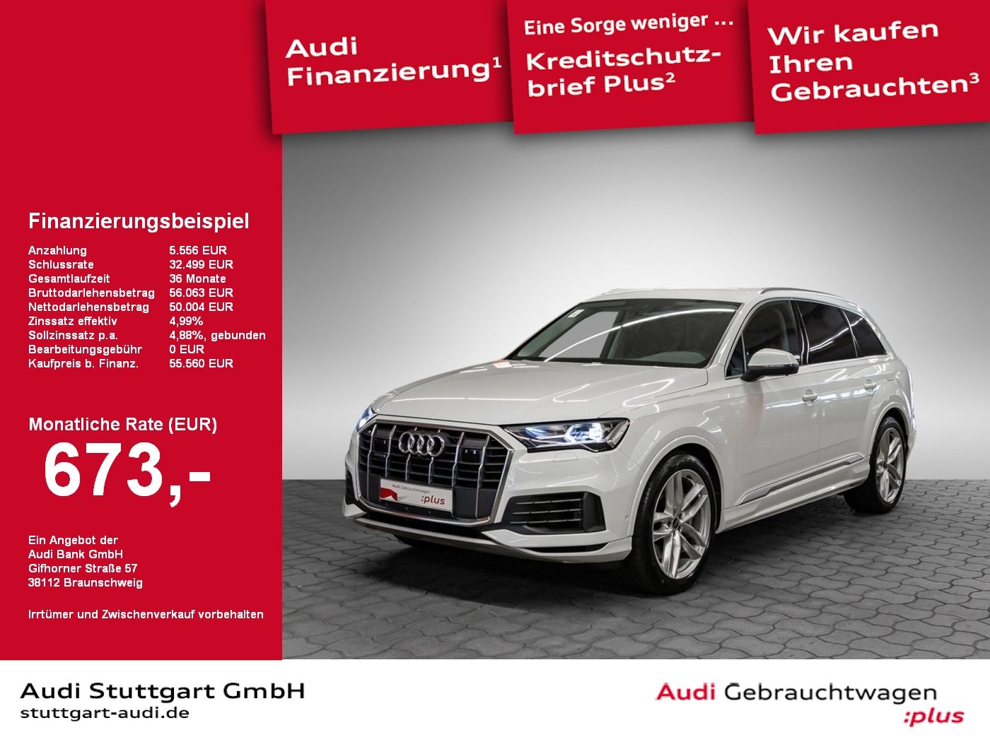 Audi Q7 55 TFSI e quattro LED AIR ACC AHK 360°