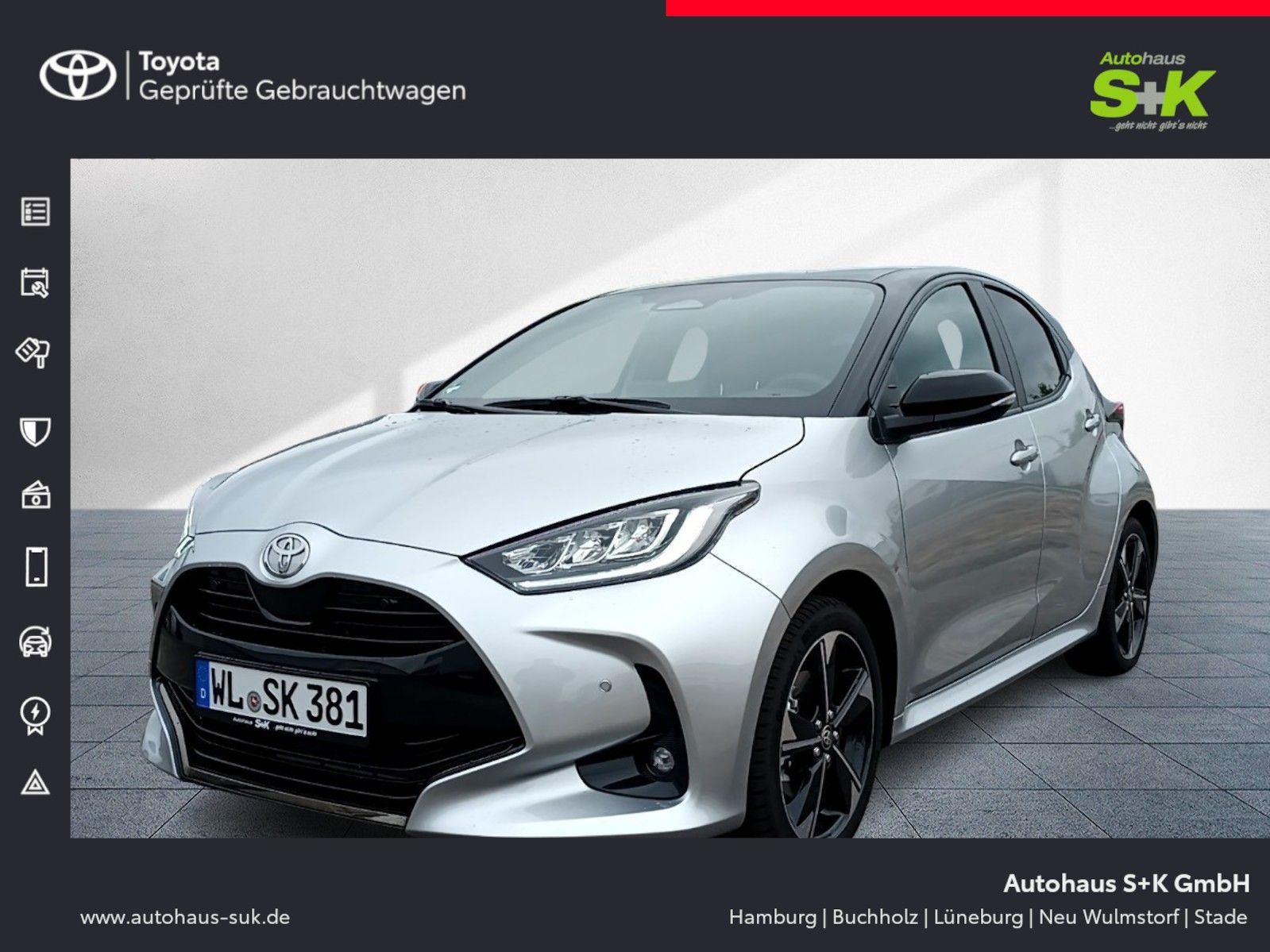 Toyota Yaris 1.5 Hybrid Style PLUS*CARPLAY+LED+PDC+NAVI
