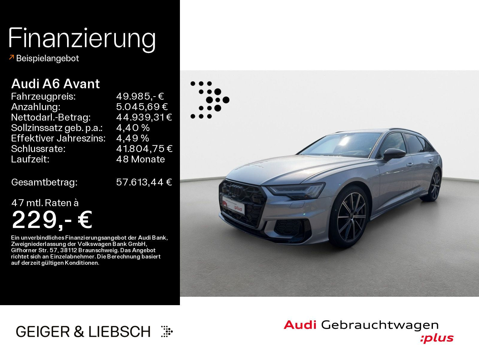Audi A6 Avant 45 TFSI S-LINE*NAVI-PLUS*MATRIX*HUD*AHK
