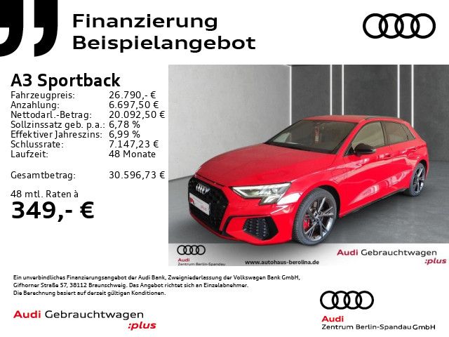 Audi A3 Sportback 45 TFSI e S line S tronic *R-CAM*