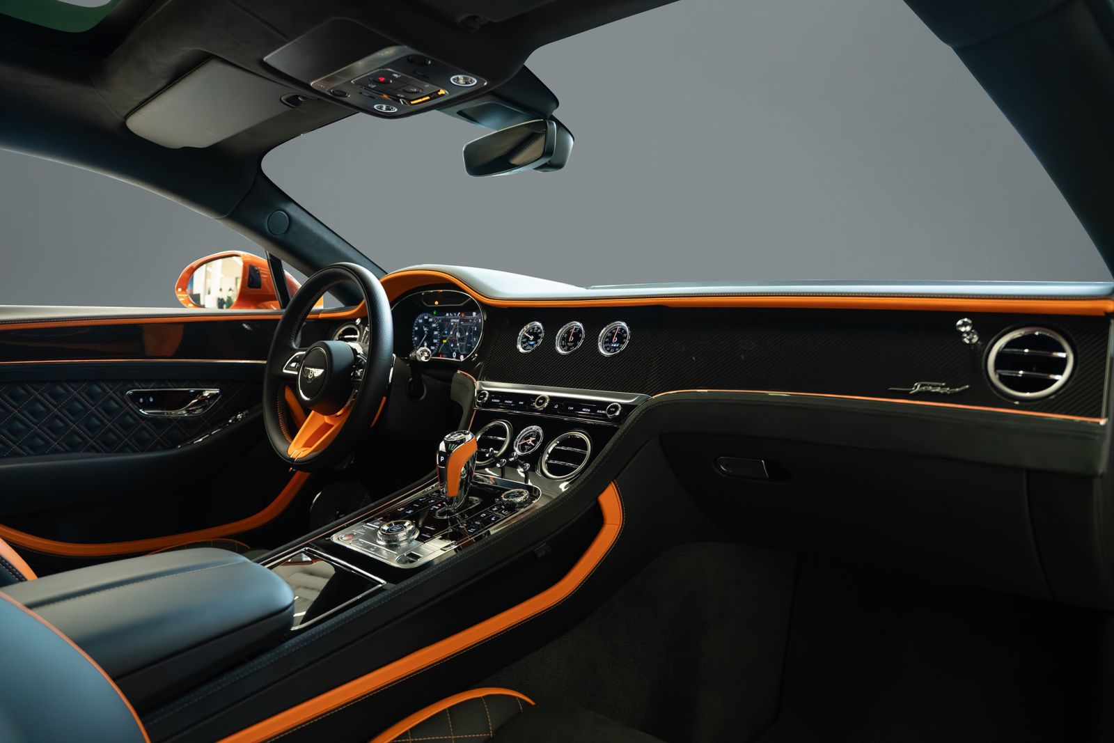 Bentley Continental GT Speed W12 Mandarin Hide Mulliner
