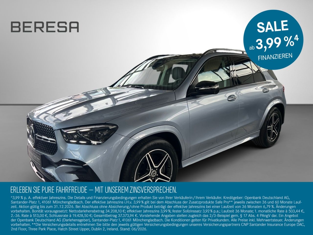 Mercedes-Benz GLE 300 d 4M AMG Night Distronic Pano AHK 360