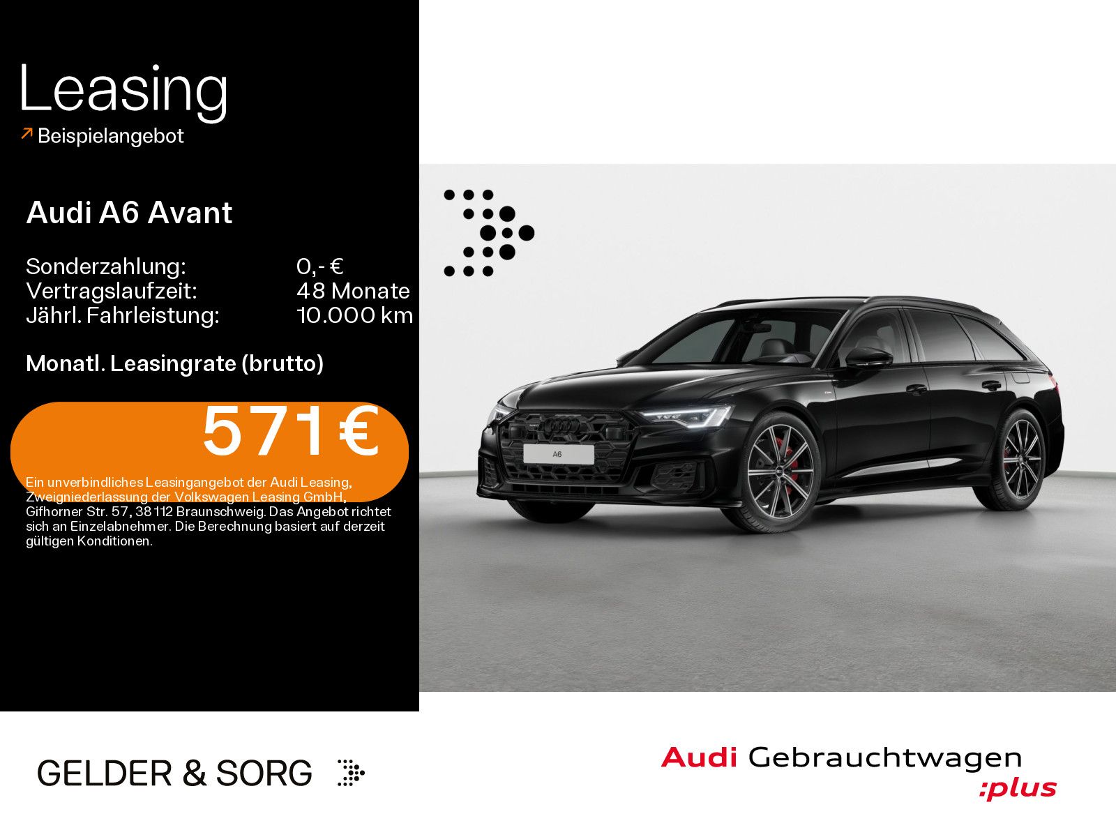 Audi A6 Avant 55 TFSIe qu. S line 63km/WLTP*HuD*360 