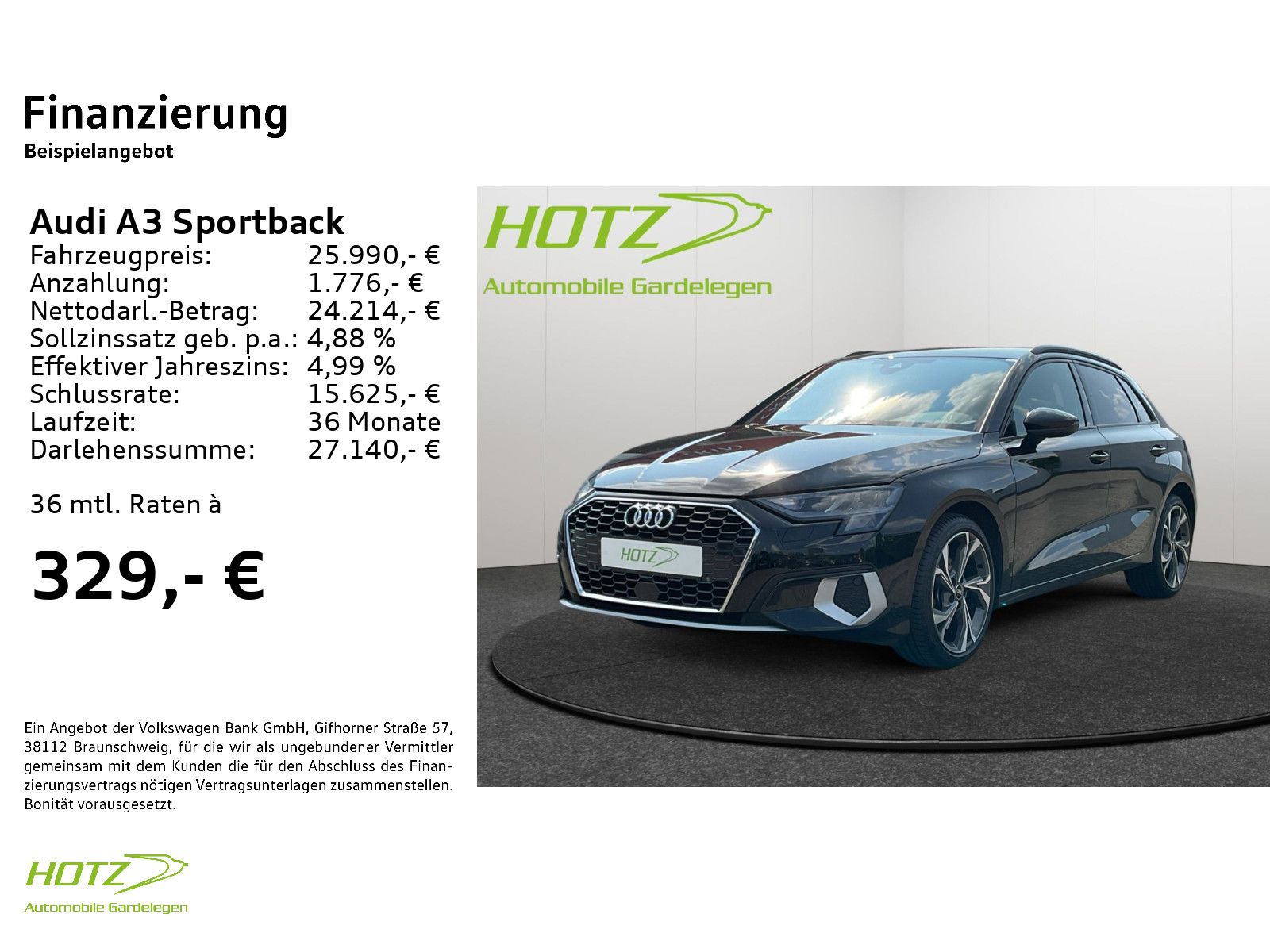 Audi A3 Sportback 35 TFSI advanced S-Line - Samsaru's Car Outlet