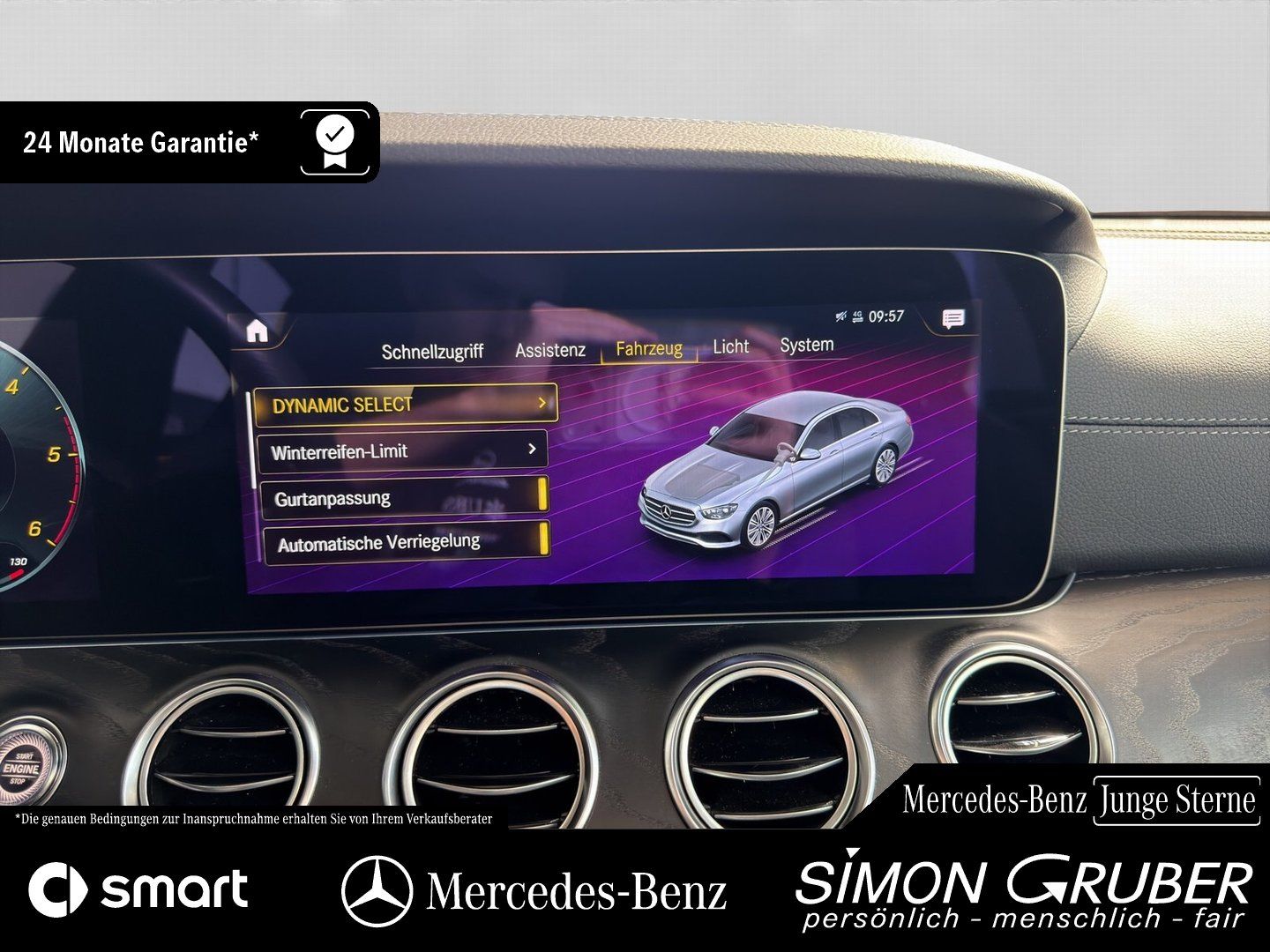 Mercedes-Benz E 220 d 4M AMG Line IntExt Widescreen LED Kamera