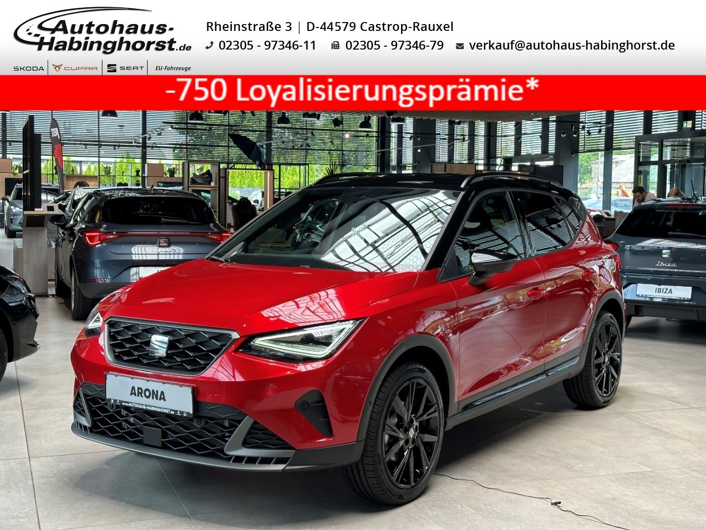 Seat Arona 1.5 TSI DSG FR ACC LED Navi Ahk PDC FullLi