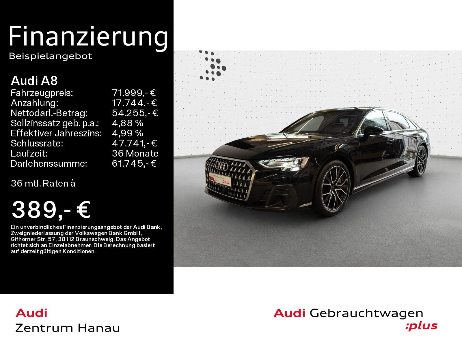 Audi A8 L 60 TFSIe quattro - Samsaru's Car Outlet