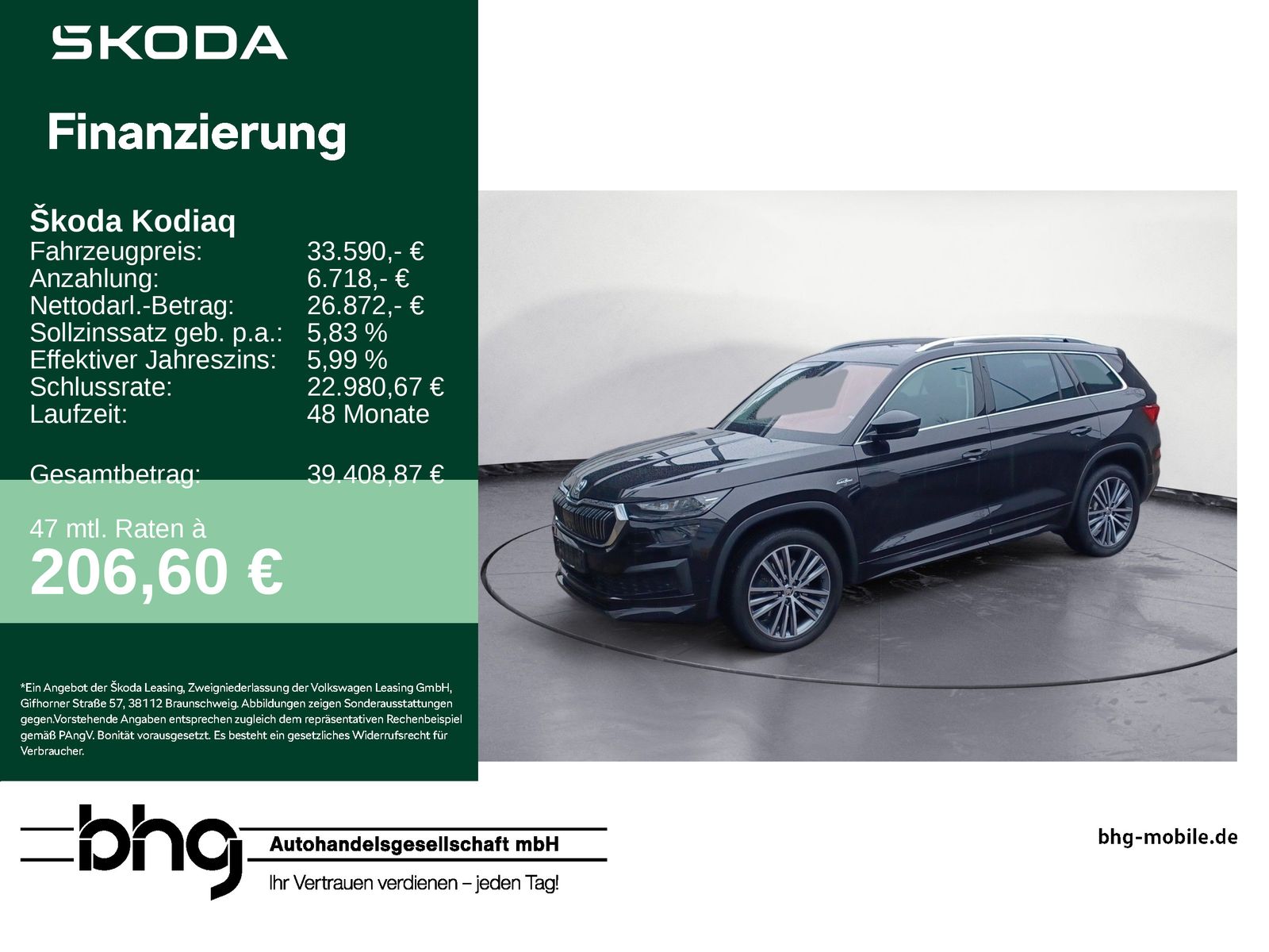 Skoda Kodiaq 2.0 TDI 4x4 DSG L&K *AHK*360 KAMERA*TRAVE