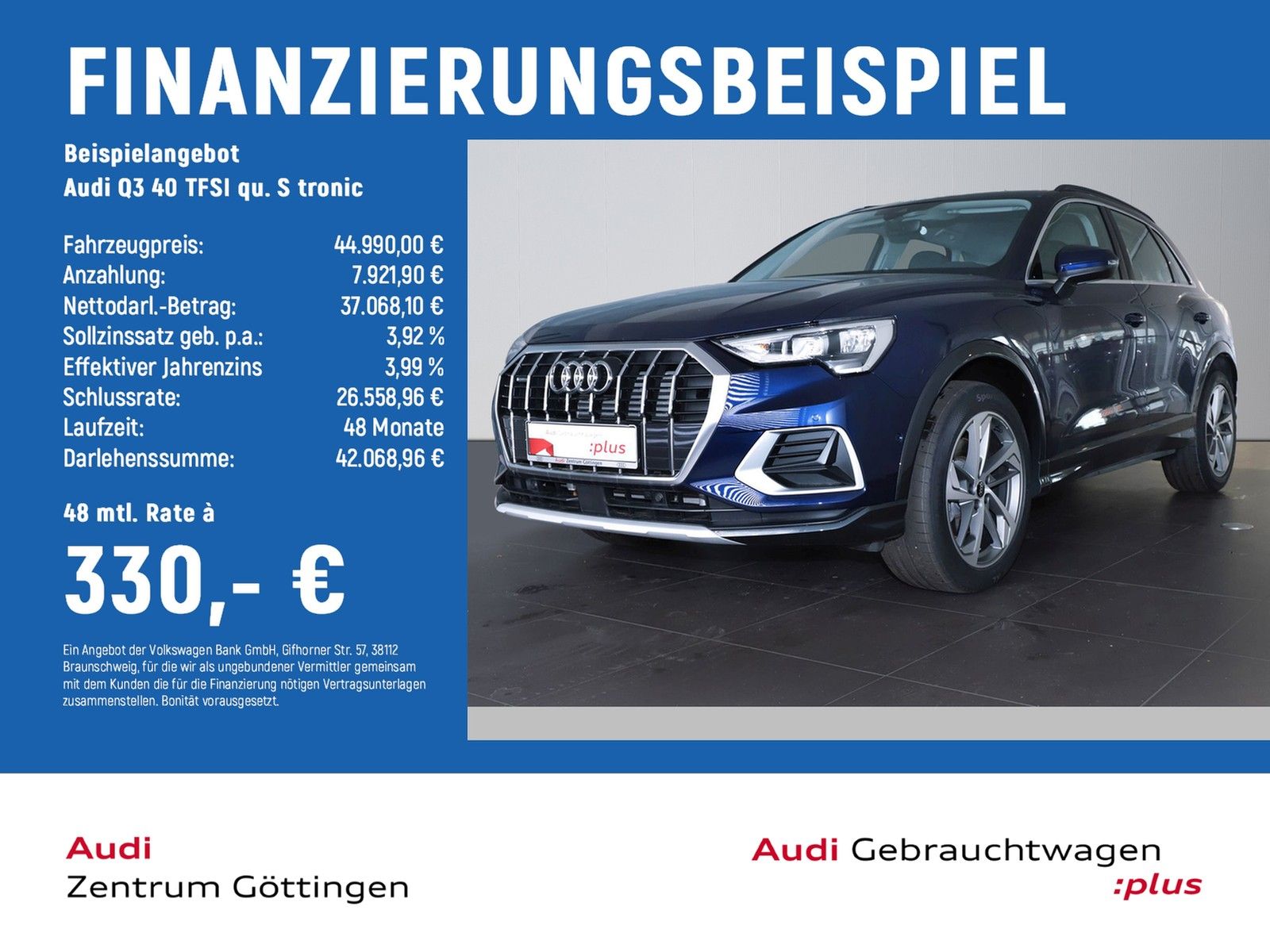 Audi Q3 40 TFSI qu. S tronic advanced - Samsaru's Car Outlet