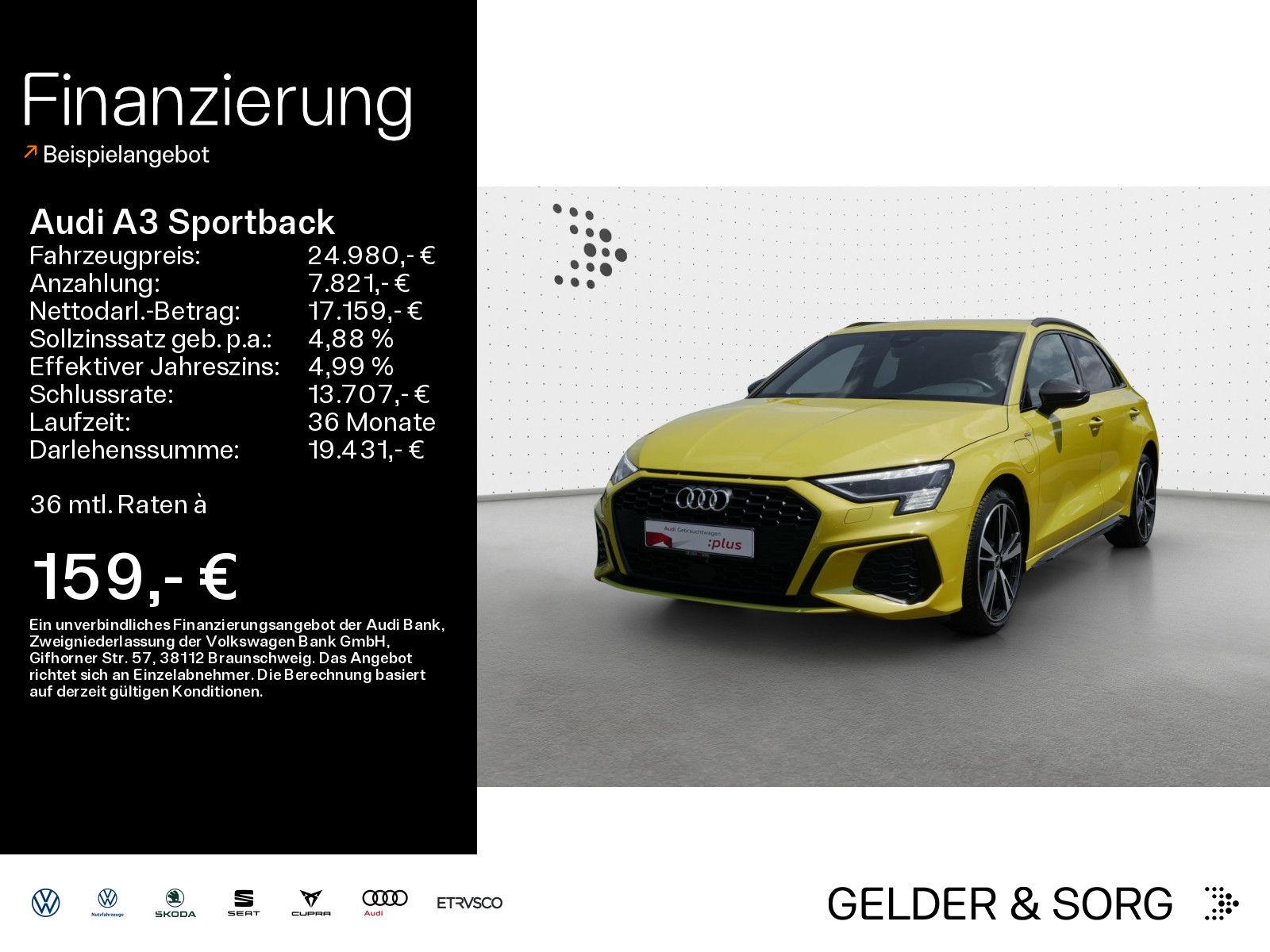 Audi A3 Sportback 40 TFSIe S-line - Samsaru's Car Outlet