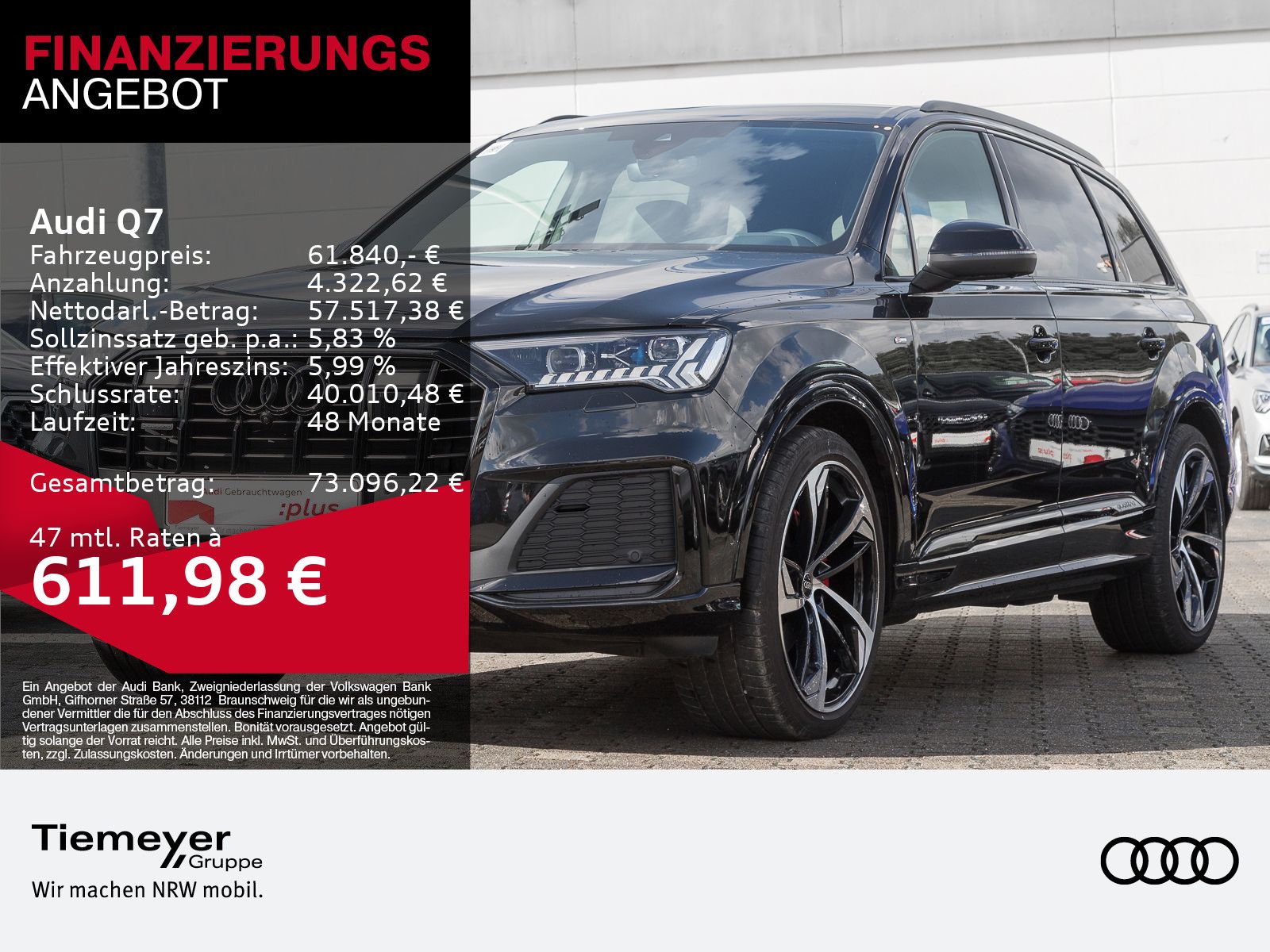 Audi Q7 50 TDI Q S LINE COMPETITION+ NAVI+ BuO S-SITZ