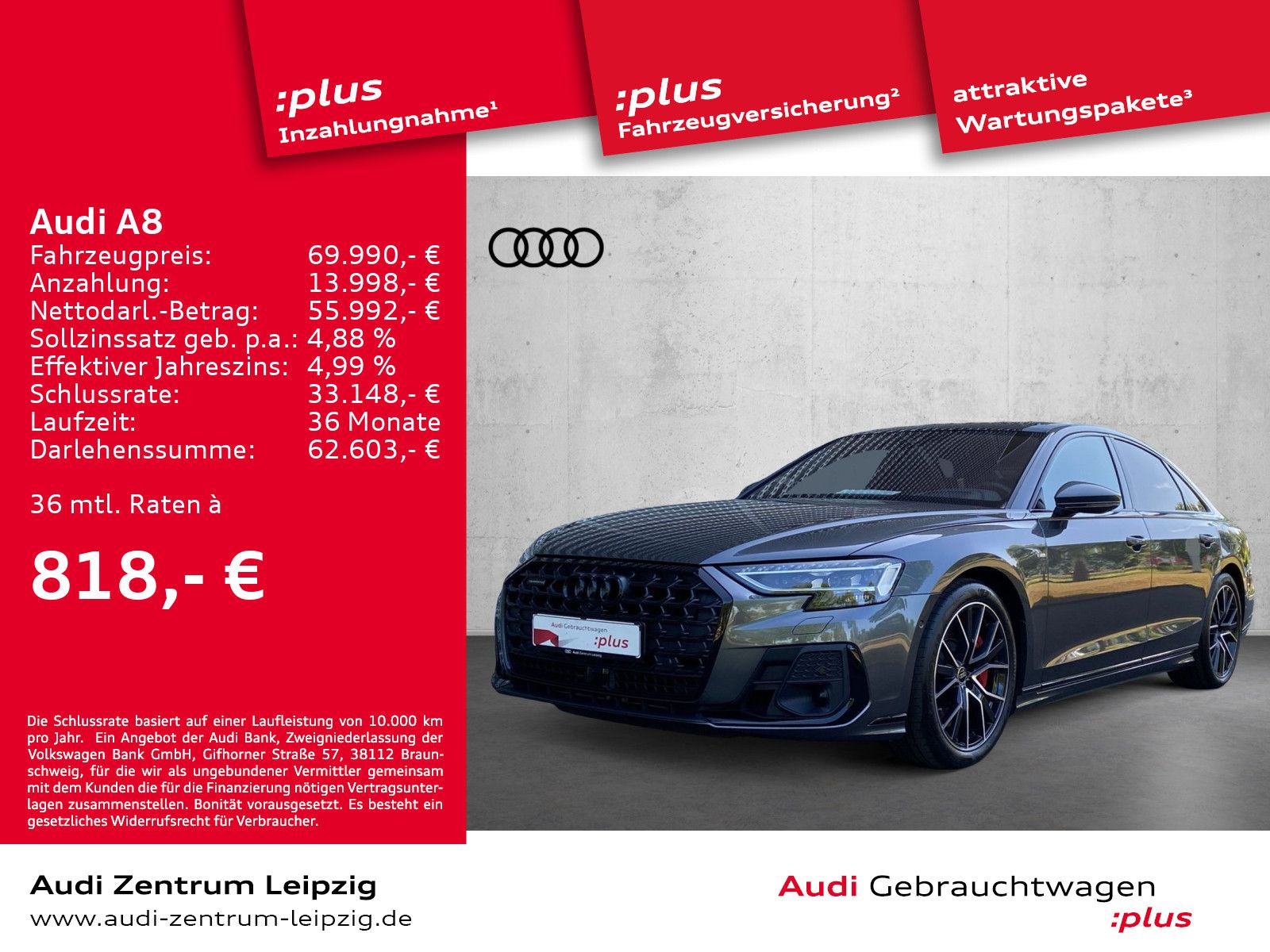 Audi A8 60 TFSIe quattro - Samsaru's Car Outlet