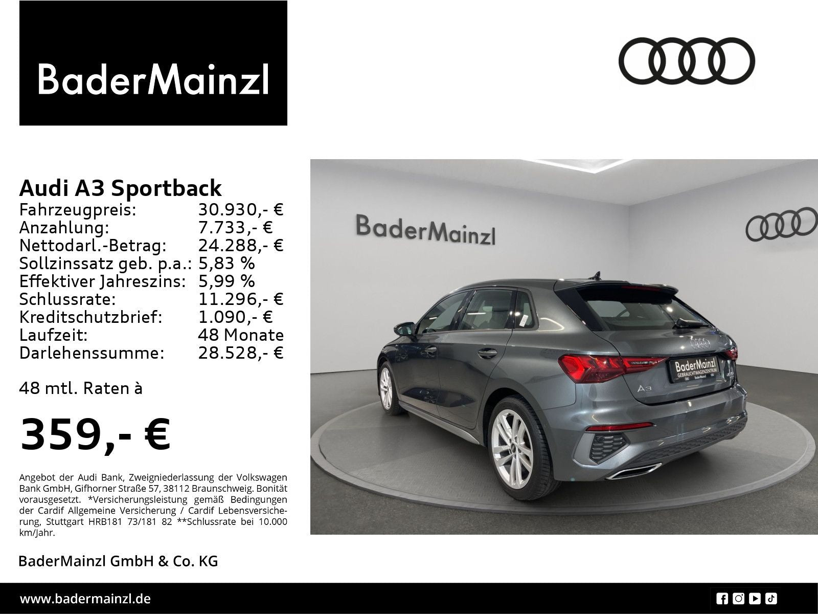 Audi A3 Sportback S line 40 TDI quattro - Samsaru's Car Outlet