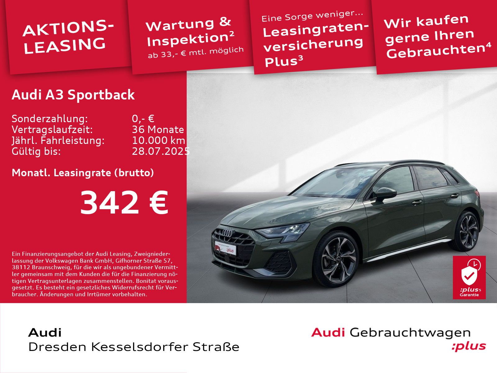 Audi A3 Sportback 30 TFSI S-Line - Samsaru's Car Outlet