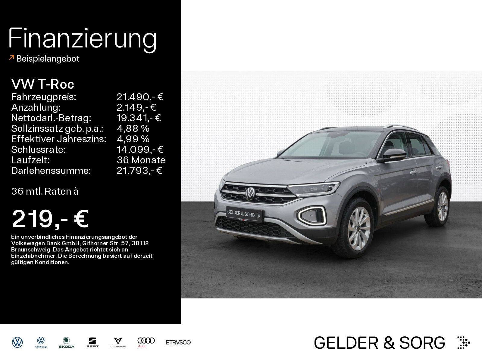 Volkswagen T-Roc Style 1.0 TSI - Samsaru's Car Outlet