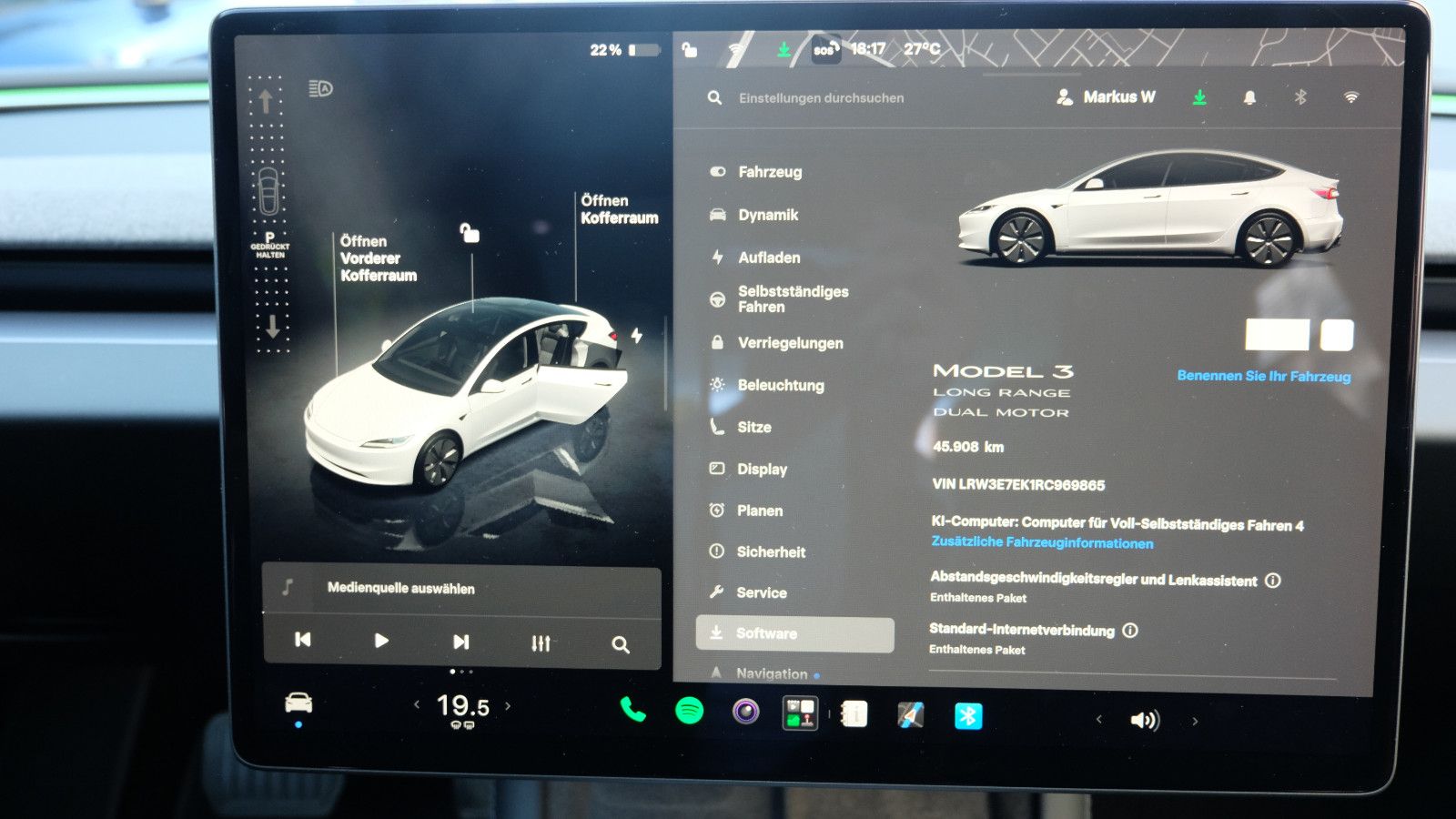 Tesla Model 3 Long Range Dual Motor AWD, HIGHLAND, AHK