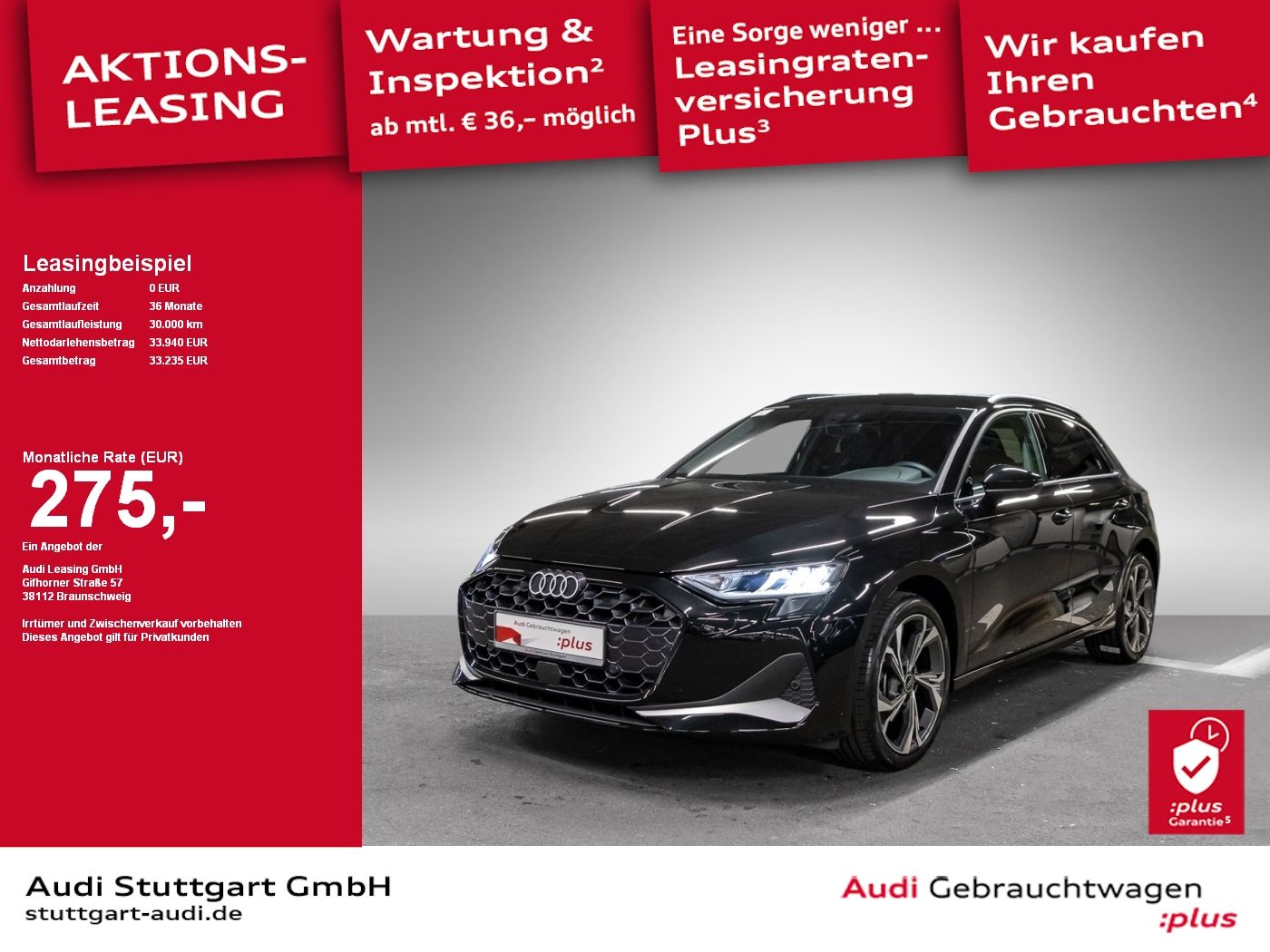 Audi A3 Sportback 35 TFSI - Samsaru's Car Outlet