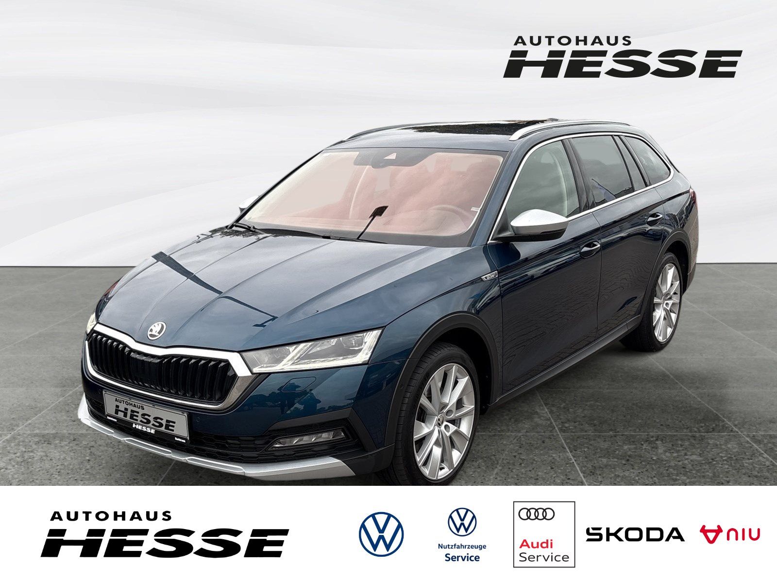 Skoda Octavia Combi 2.0 TDI Scout 4x4 DSG, AHK LED Nav