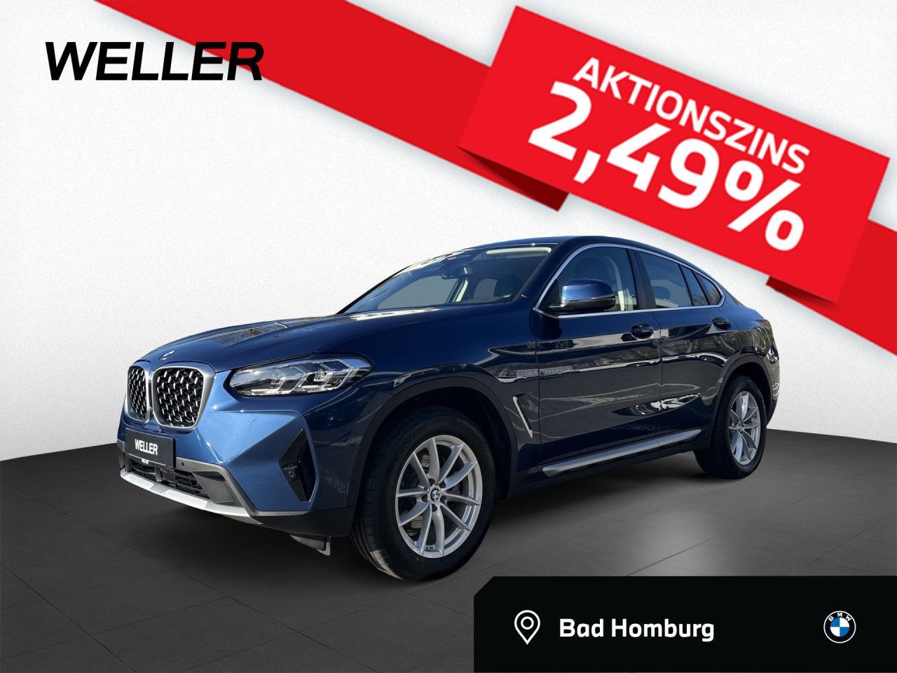 BMW X4 xDrive20d AdLED,AHK,Kam,elSi,HiFi,DAPro,18"