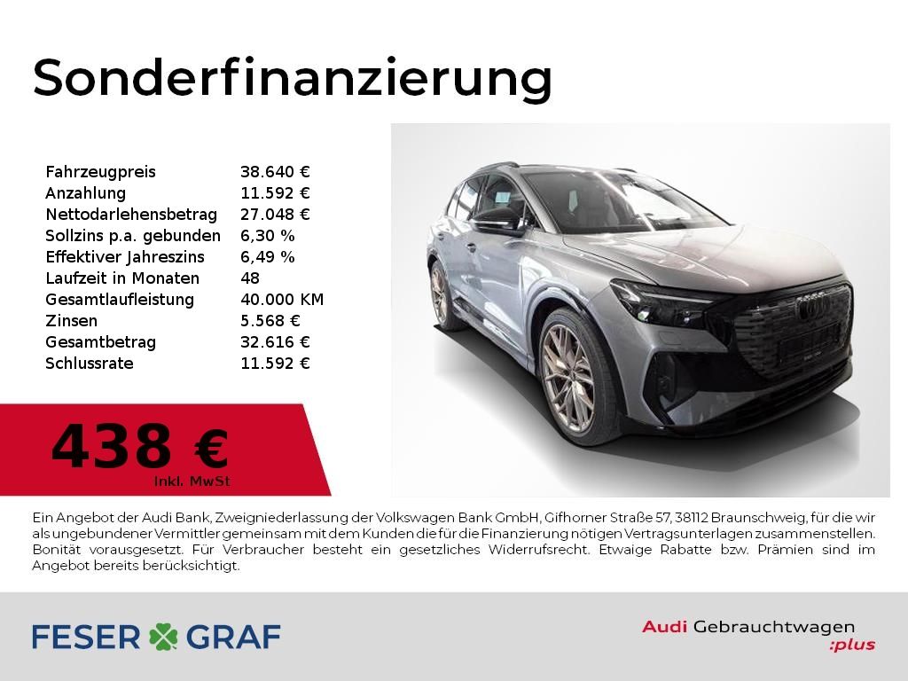Audi Q4 e-tron 50 S Line Int Leder,Navi,Matrix,Sports