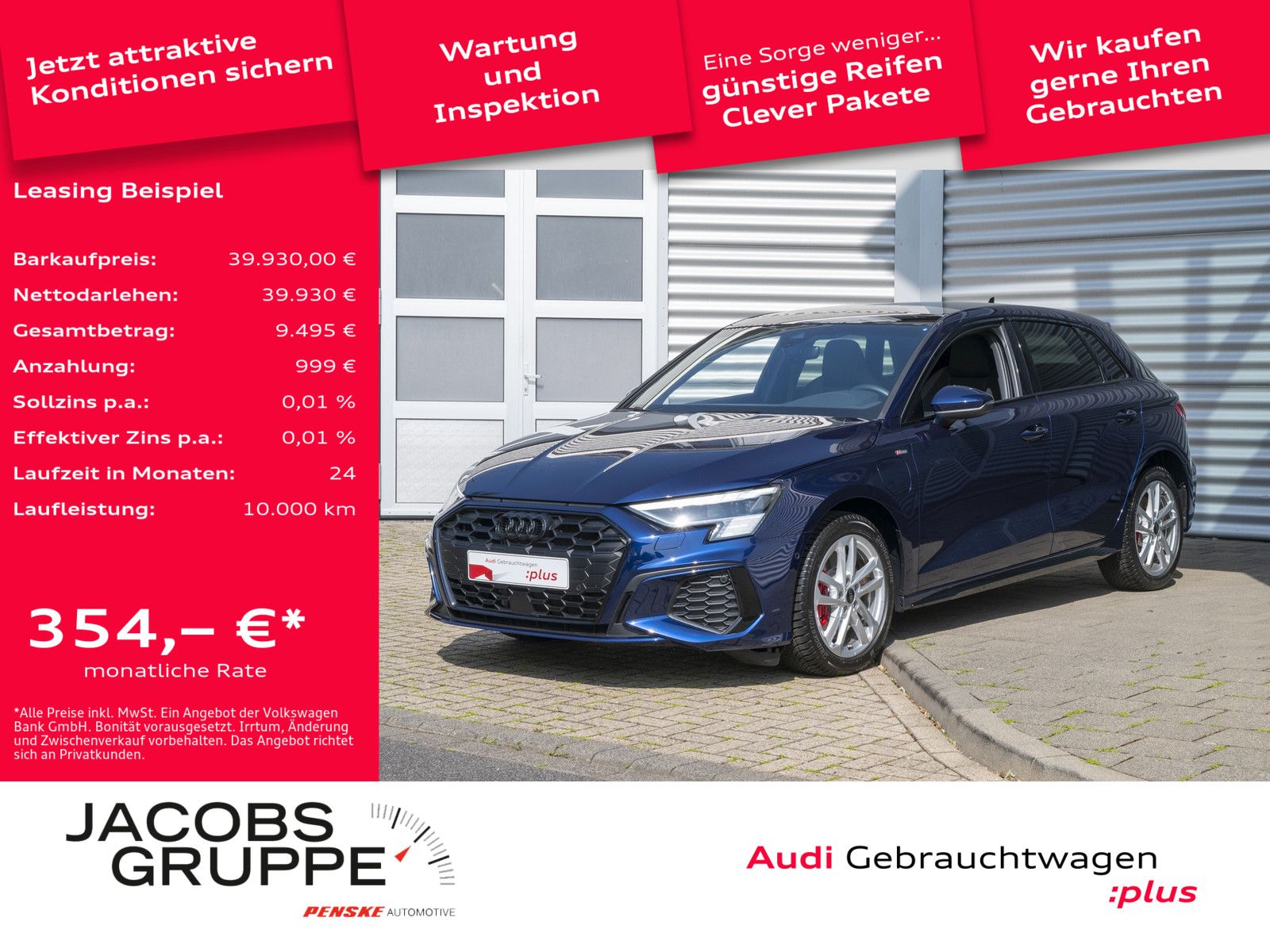 Audi A3 Sportback S line 45 TFSI e S tronic - Samsaru's Car Outlet