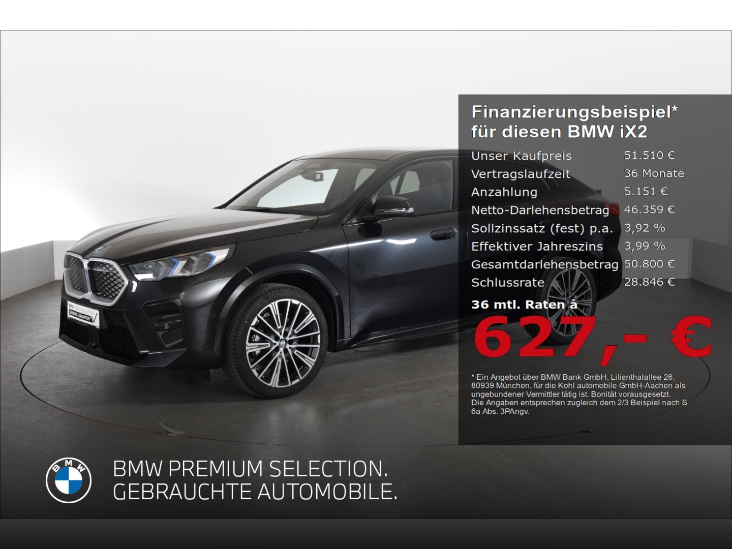 BMW iX2 xDrive 30 M Sport Anhängerkupplung Harman Ka
