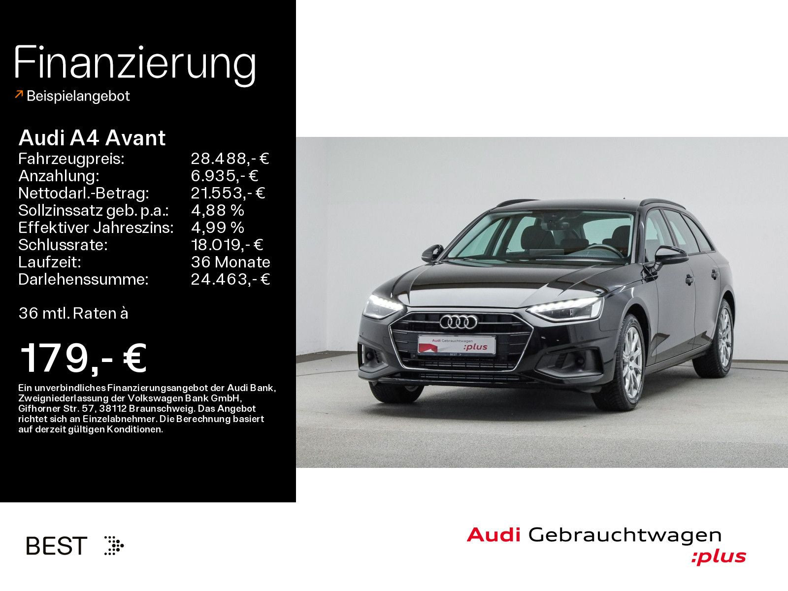 Audi A4 Avant 35 TFSI Assist Tour - Samsaru's Car Outlet